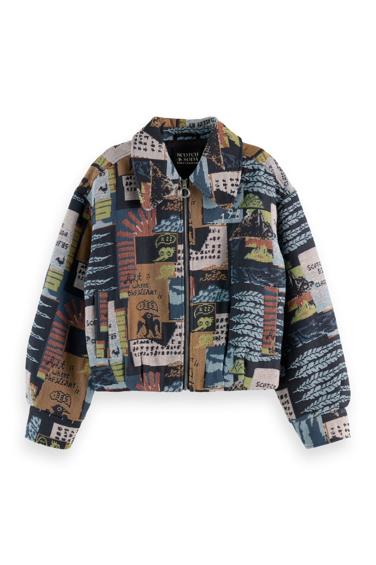 COLLAGE JACQUARD JACKET ART DEPT COLLAGE MULTICOLOR 4