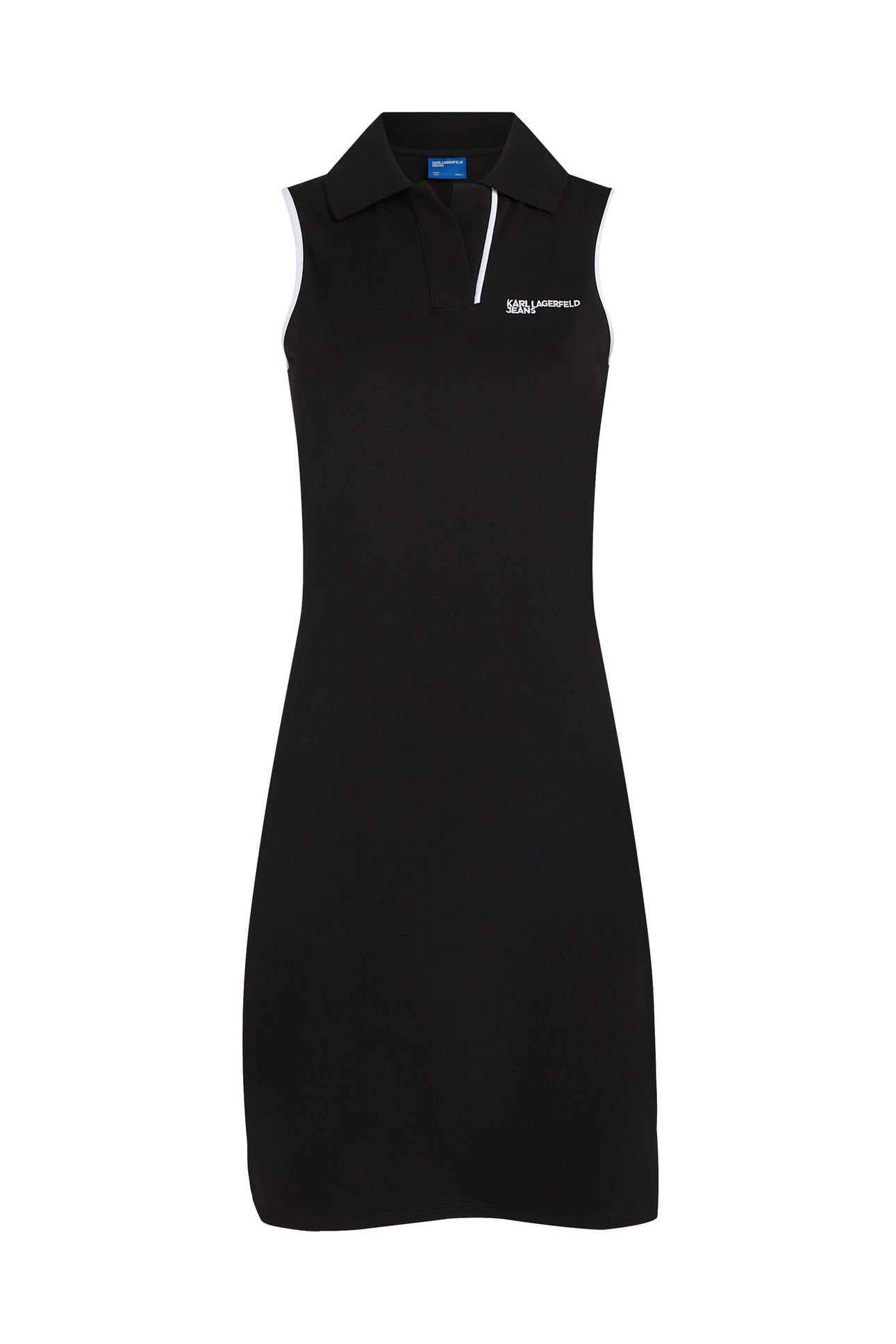 KLJ POLO SLVLESS DRESS BLACK 1