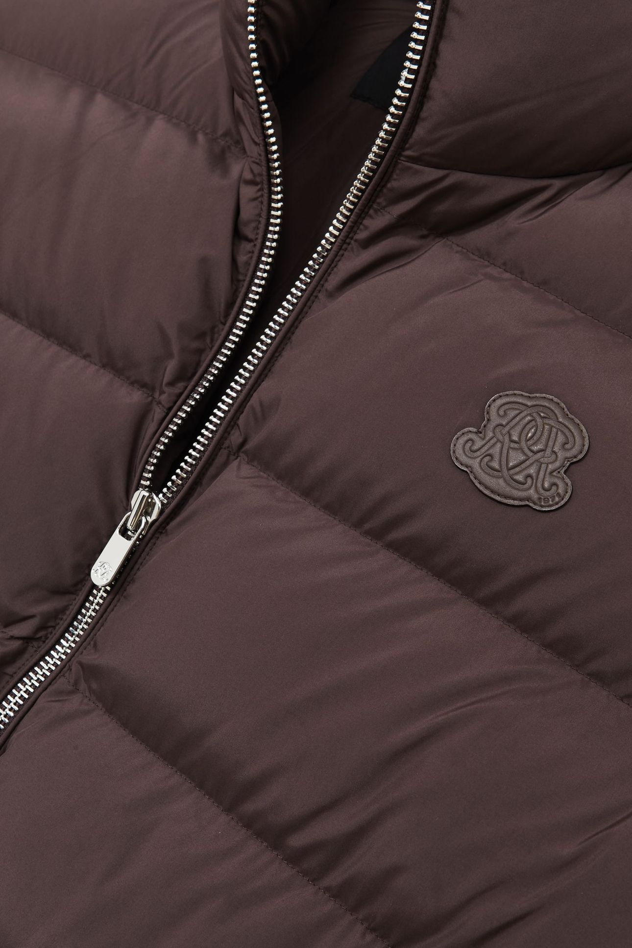 LS QUILTED PUFFER JACKET BROWN 5