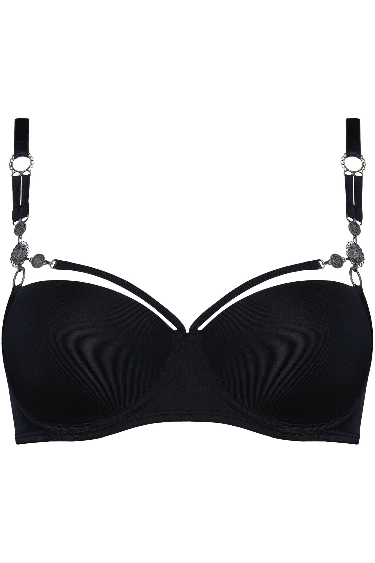 TARAKINI BLACK BALCONY BRA 3