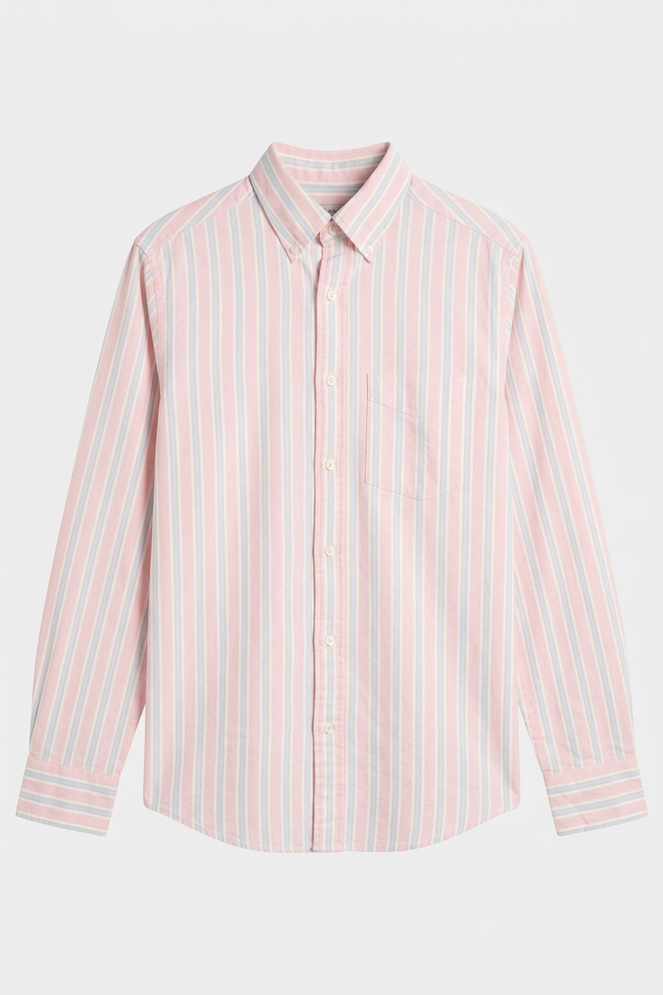 REG ARCHIVE OXFORD STRIPE SHIRT WASHED PINK 3