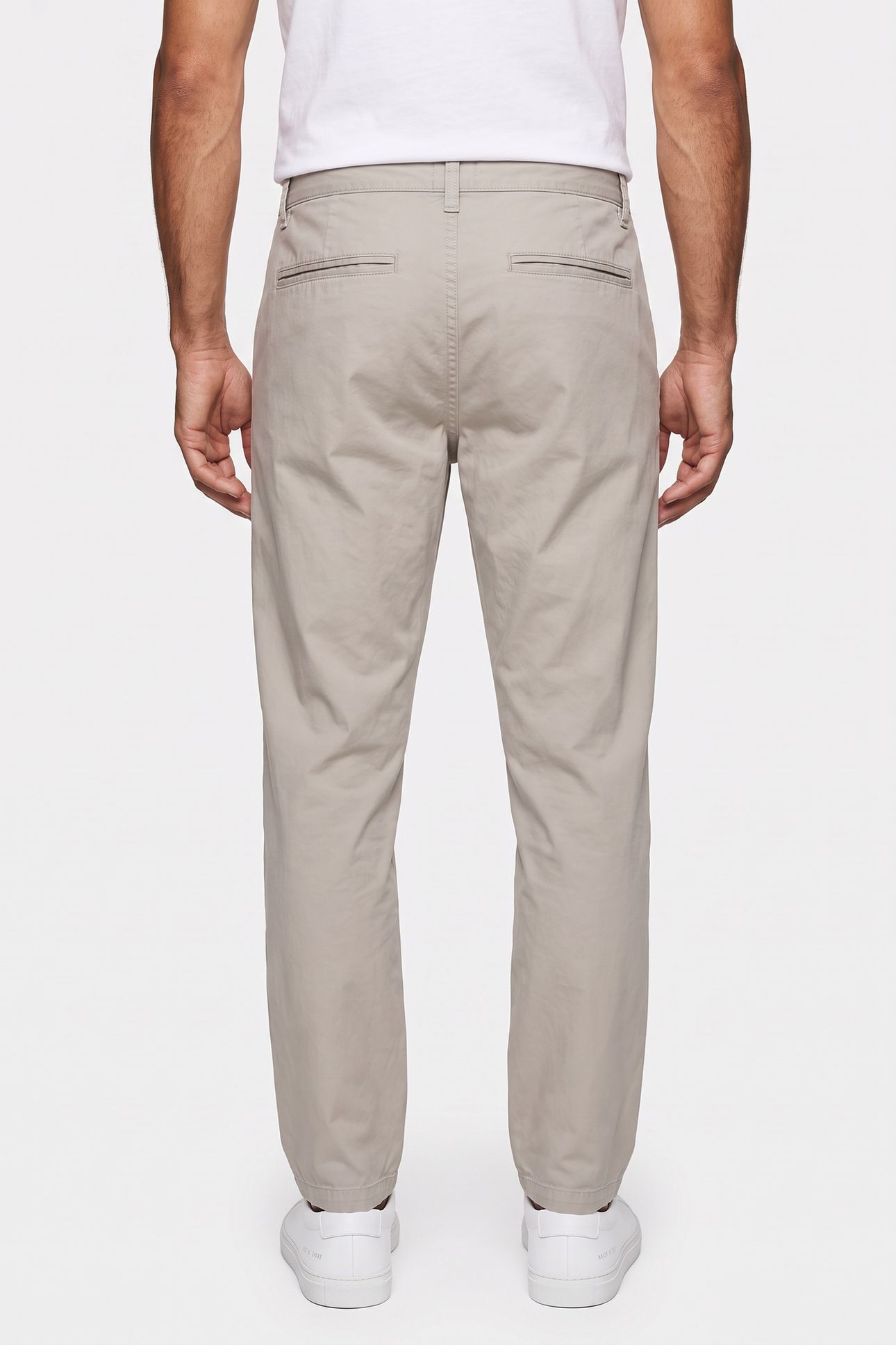UNISEX CHINOS LAWRENCE LIGHT GREY 2
