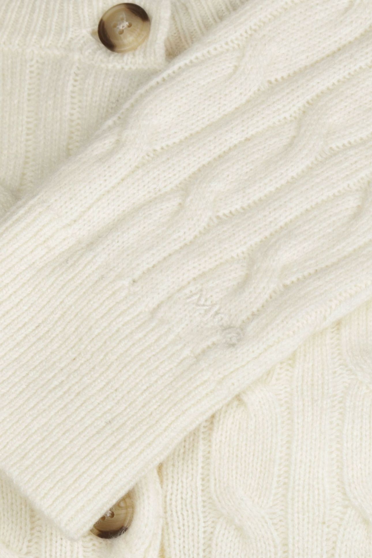 BUTTON CABLE CARDIGAN OFF WHITE 4