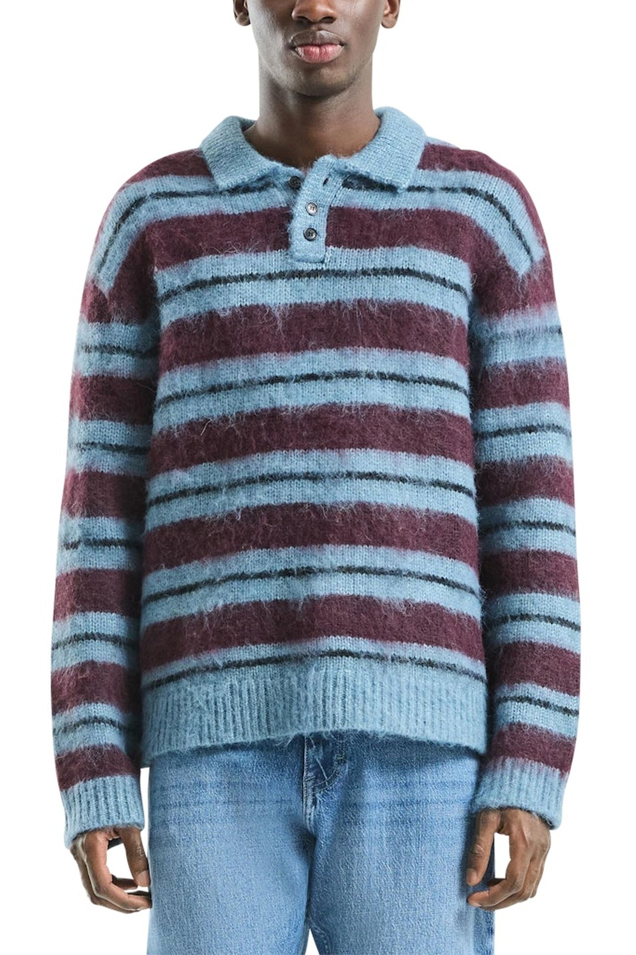 S.OLIVER-QS PULLOVER BLUE GREEN 1
