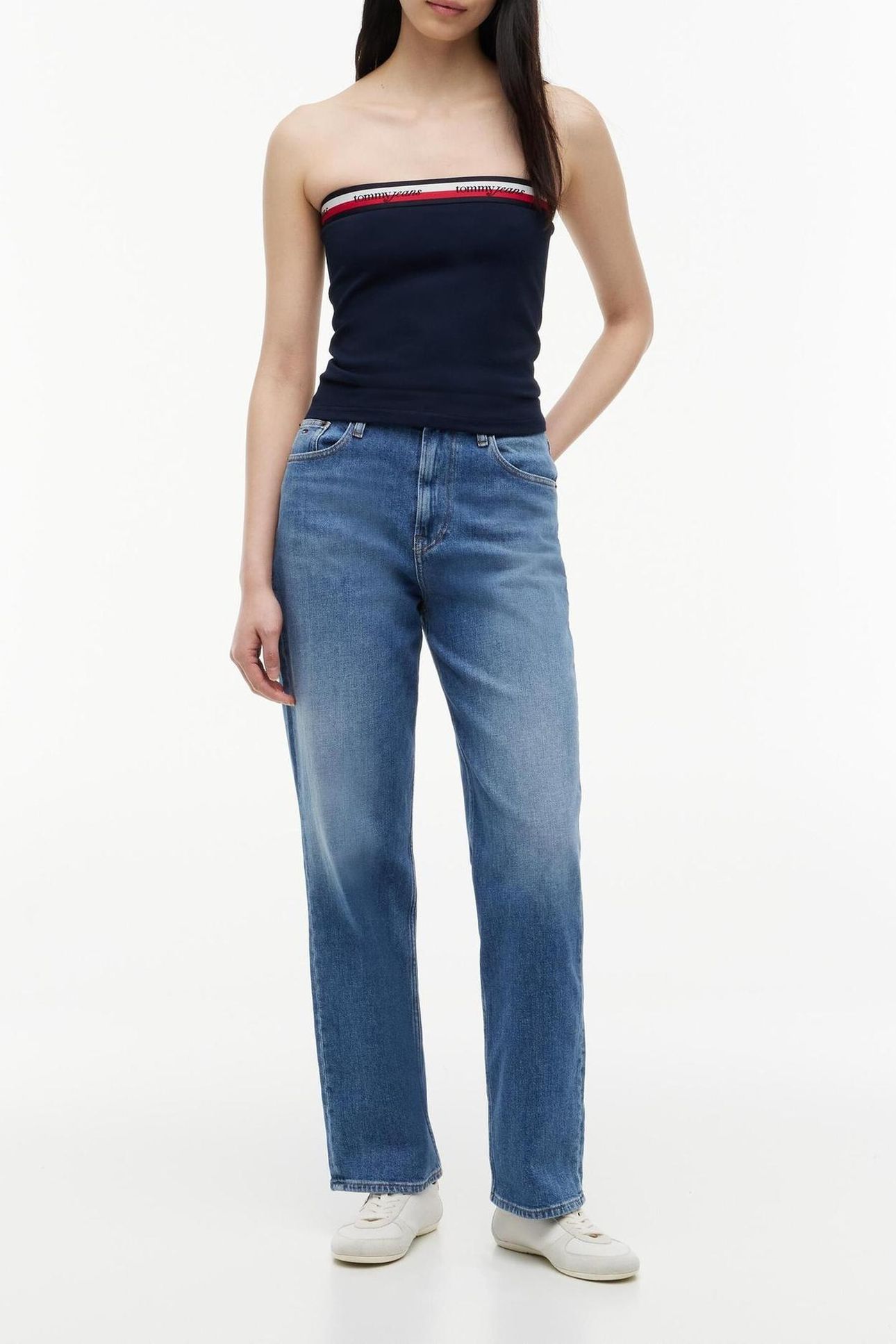 LAYLA HIGH RISE SLIM STRAIGHT BI DENIM MEDIUM 3