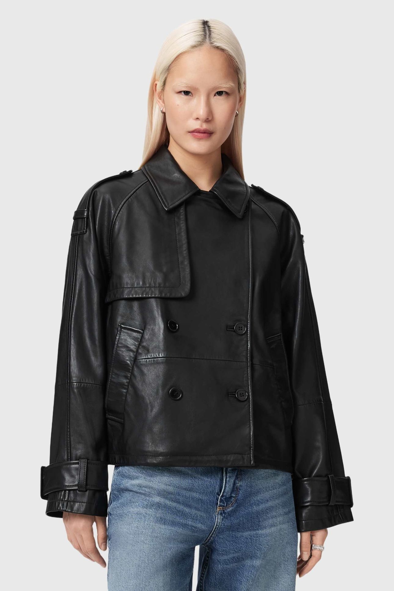 REYA CRPPED LTHR MAC BLACK 1
