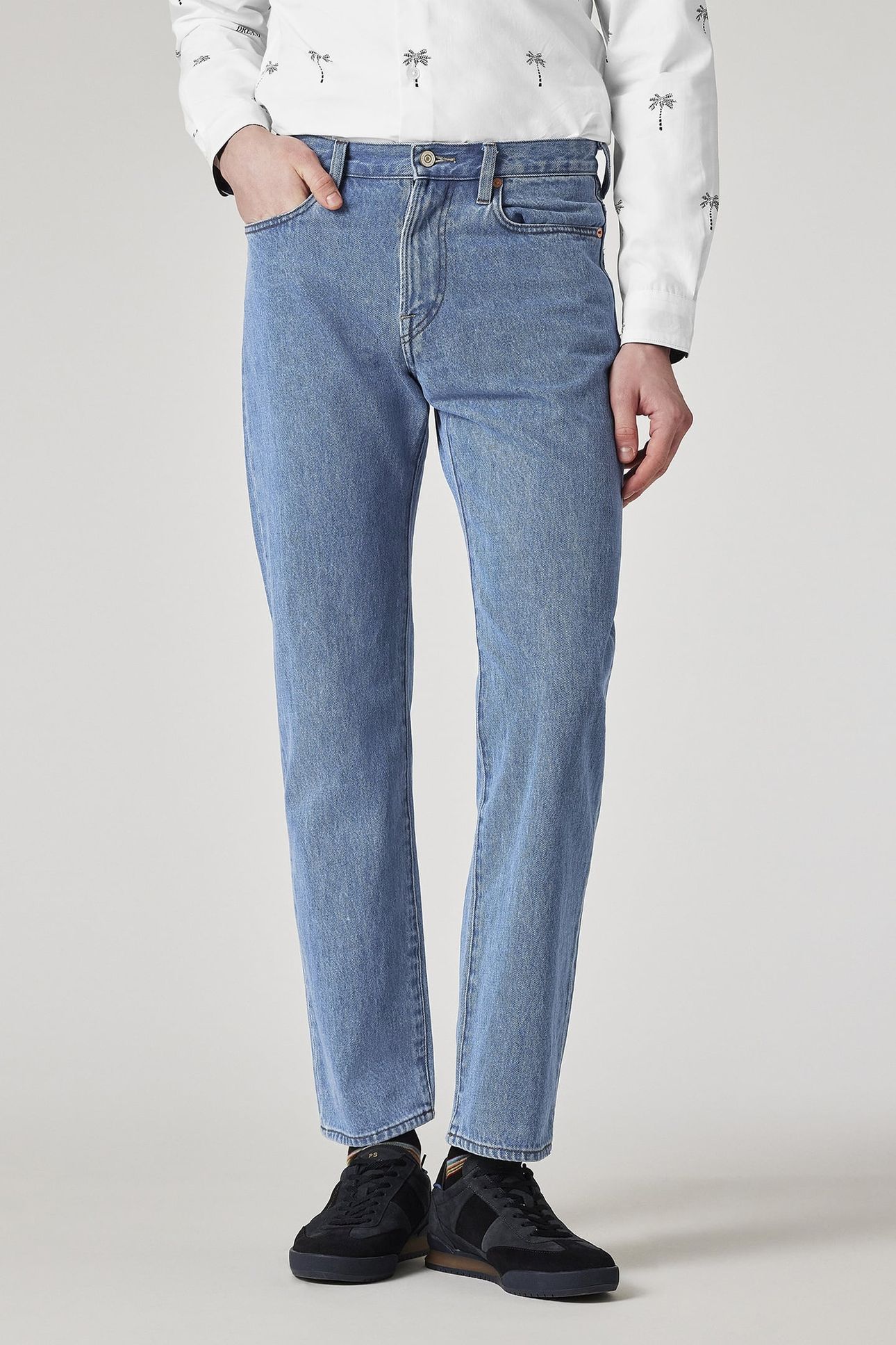 MENS STANDARD FIT JEAN BLUE 4