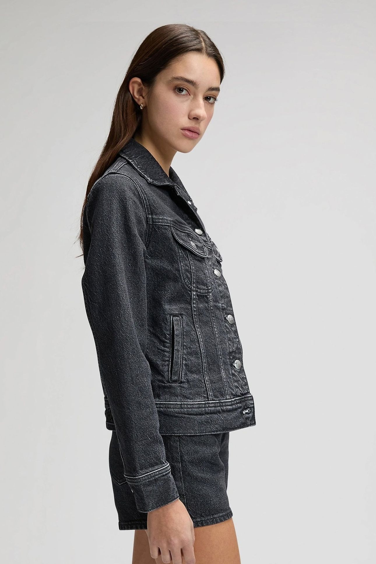 RIDER JACKET SCREEN SAVER REGULAR DENIM BLACK 4