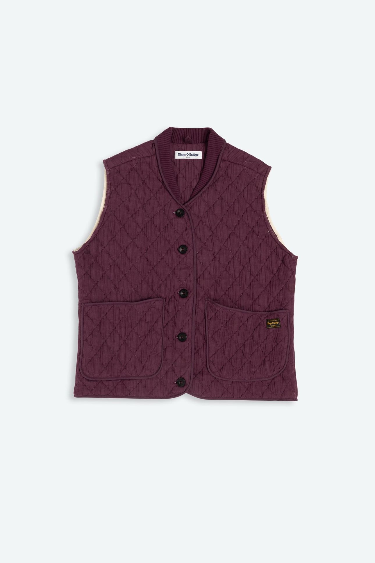 UNISEX KIKO VEST MAUVE WINE 3