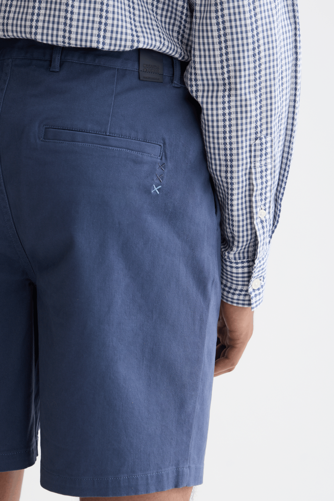 SEASONAL CORE STUART COTTON TWILL REGULAR-FIT SHORTS NAVY 6
