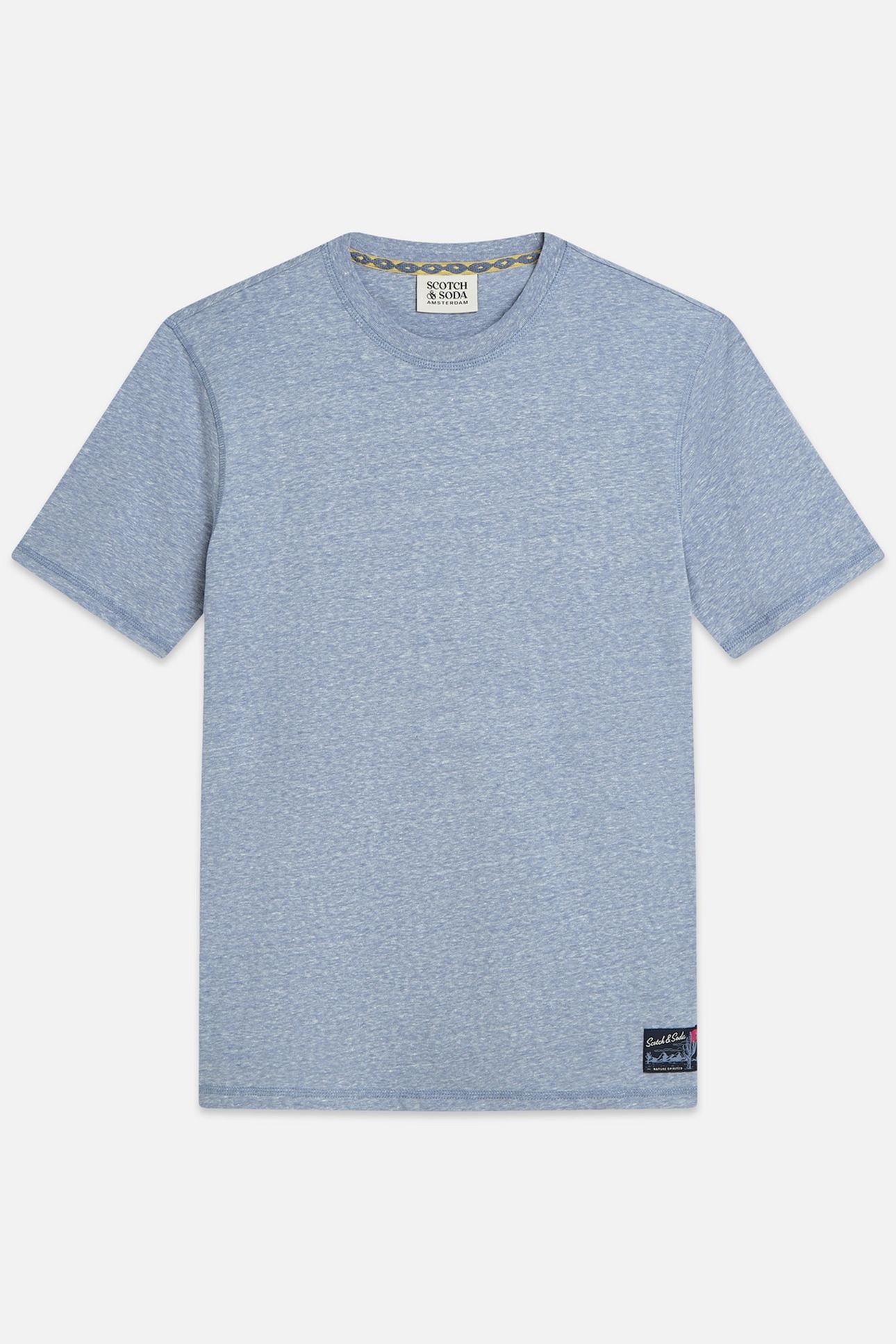 MELANGE REGULARFIT TSHIRT NAVY / RED / WHITE 4