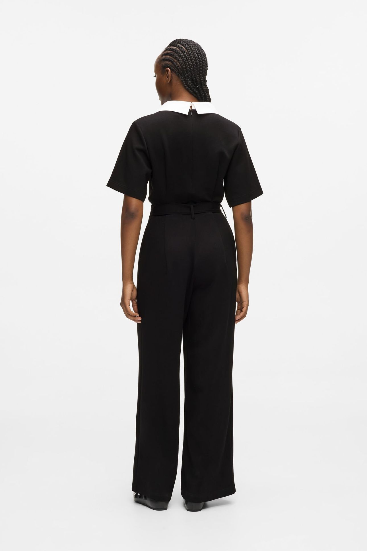 SIGNATURE COLLAR JUMPSUIT BLACK 3