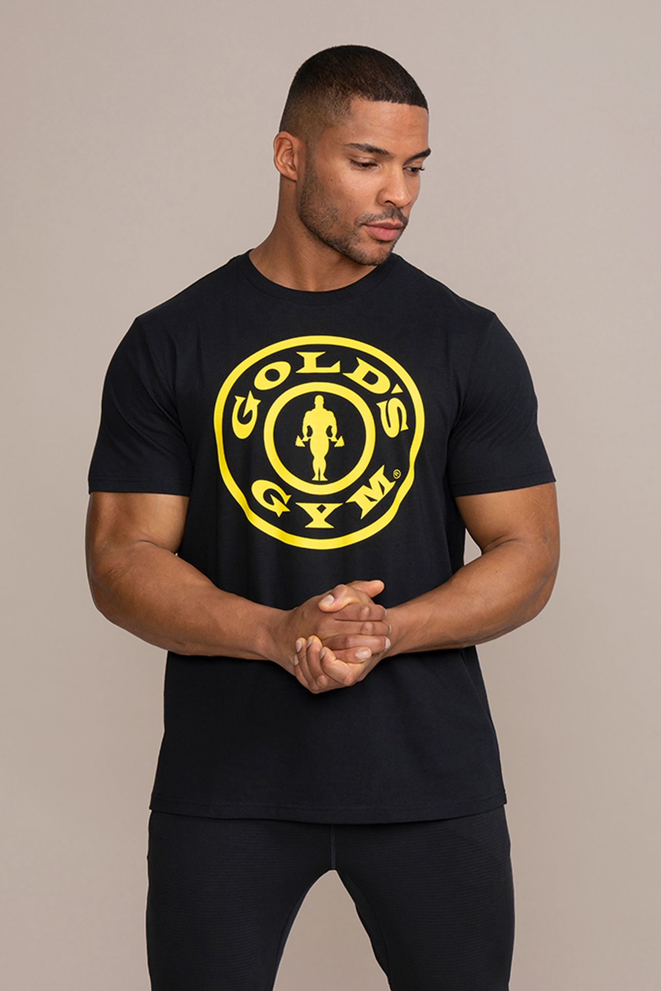 WEIGHT PLATE CREW NECK TEE BLACK 2