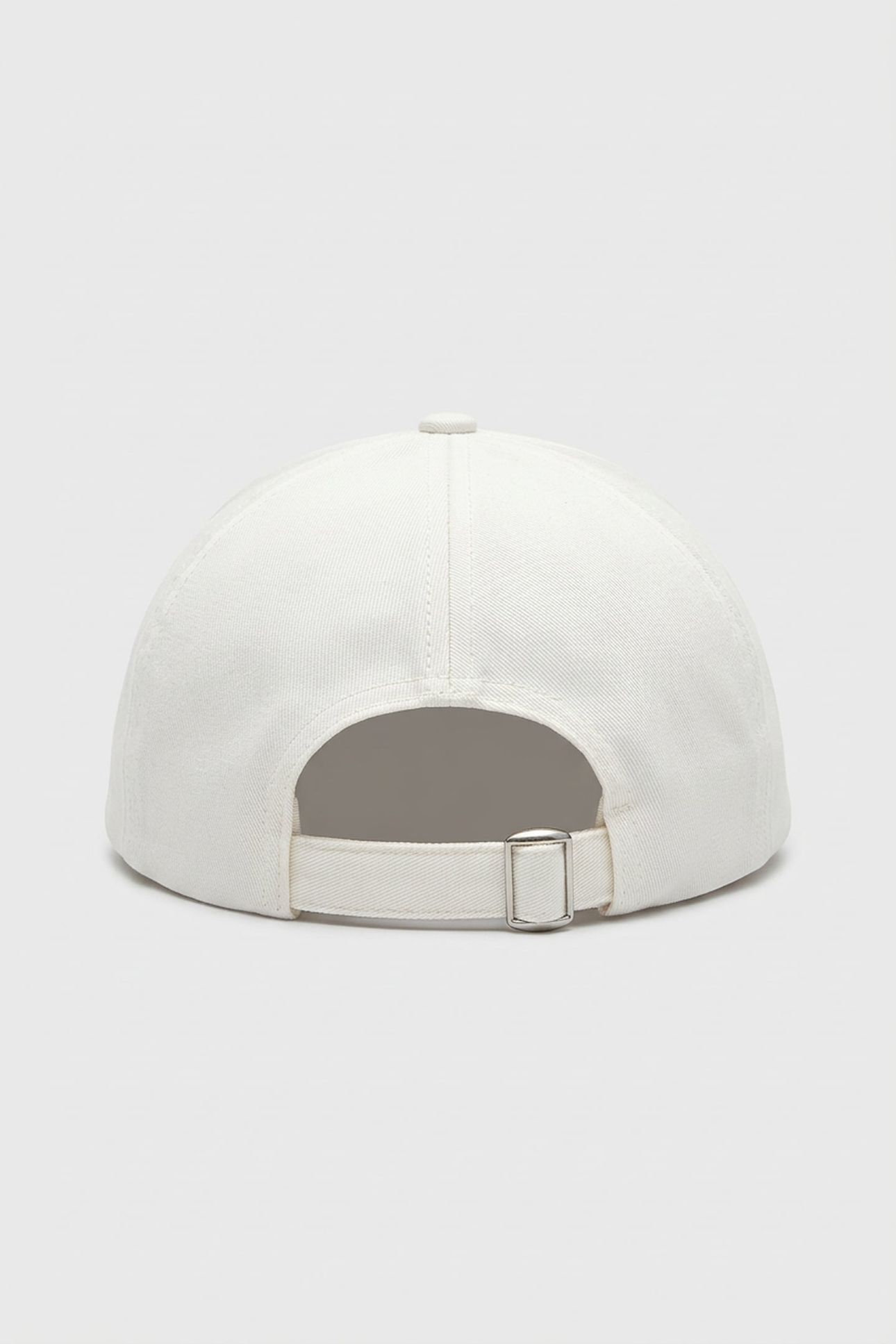 TEEN UNISEX SHIELD COTTON TWILL CAP EGGSHELL 4