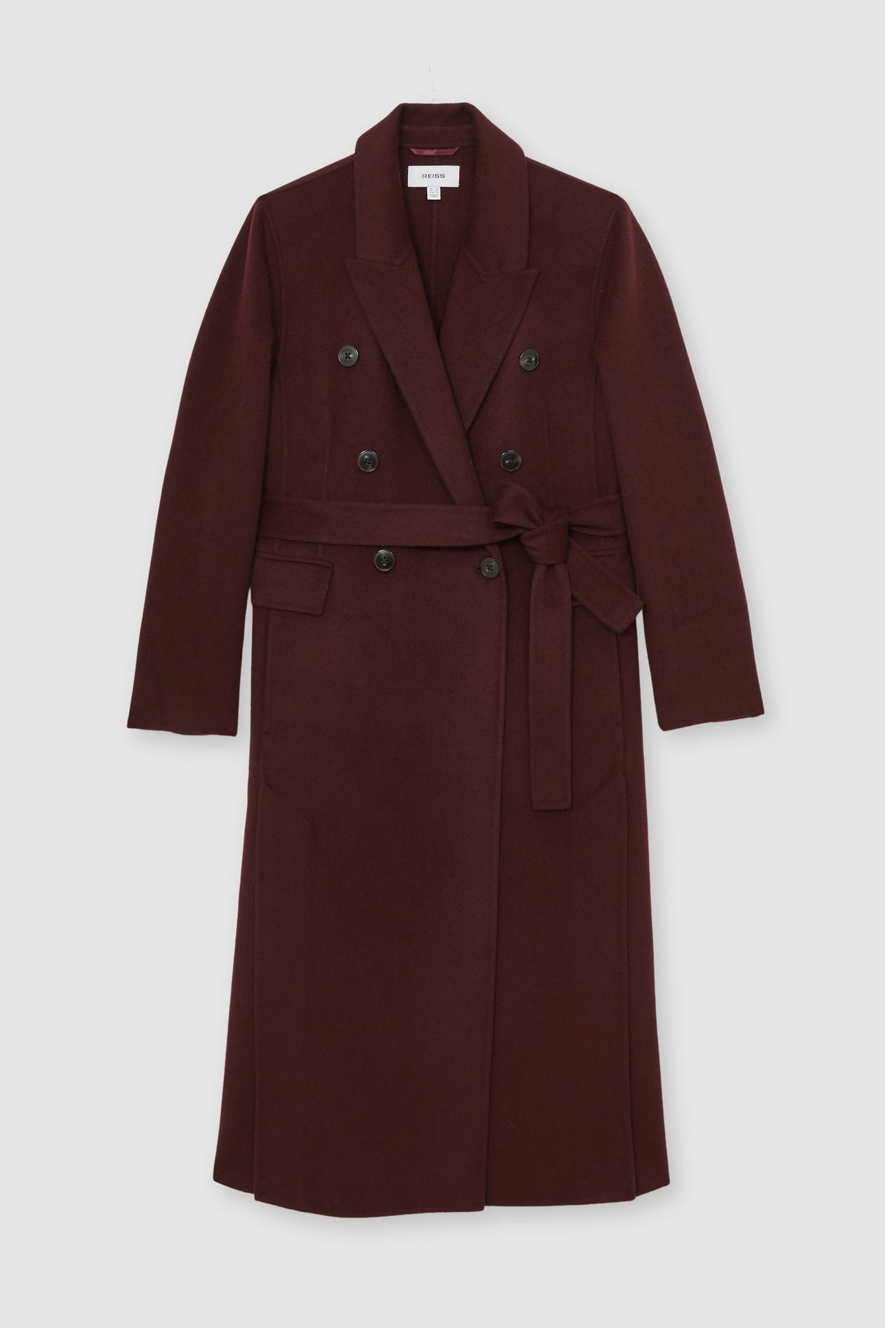 DB BLINDSEAM COAT BURGUNDY 4