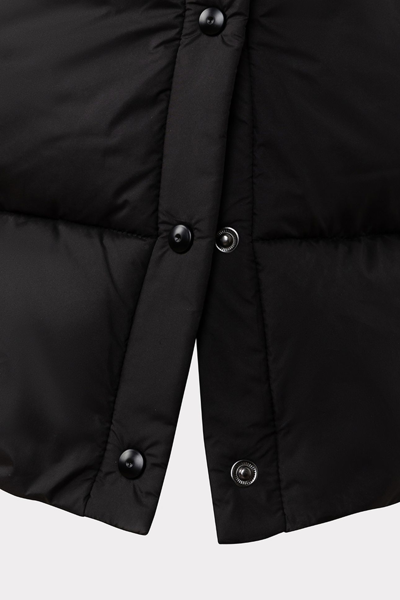 COAT LONG HOODED PUFFER BLACK 7