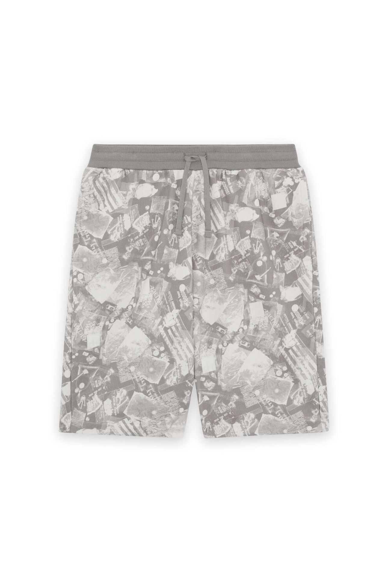 INDUSTRIAL PRINT SWEATSHORT COLD GREY 4