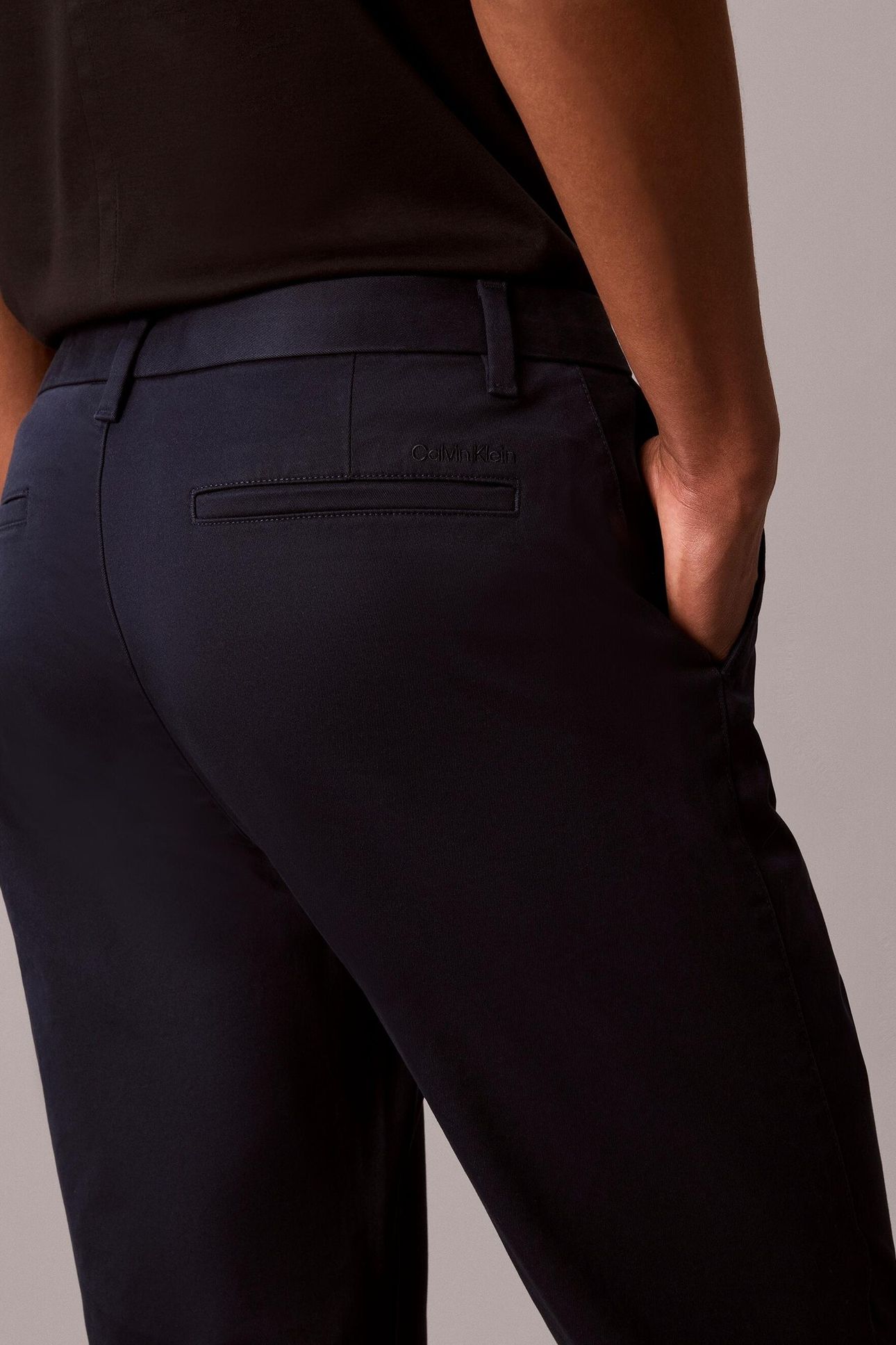 SLIM REFINED COTTON STRETCH DARK SAPPHIRE 8