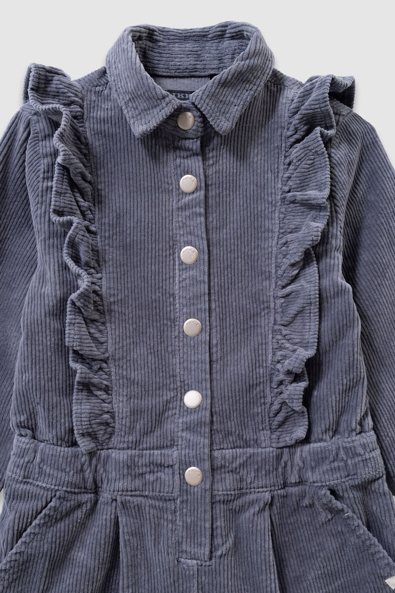 GIRLS’ BLUE CORDUROY JUMPSUIT 3