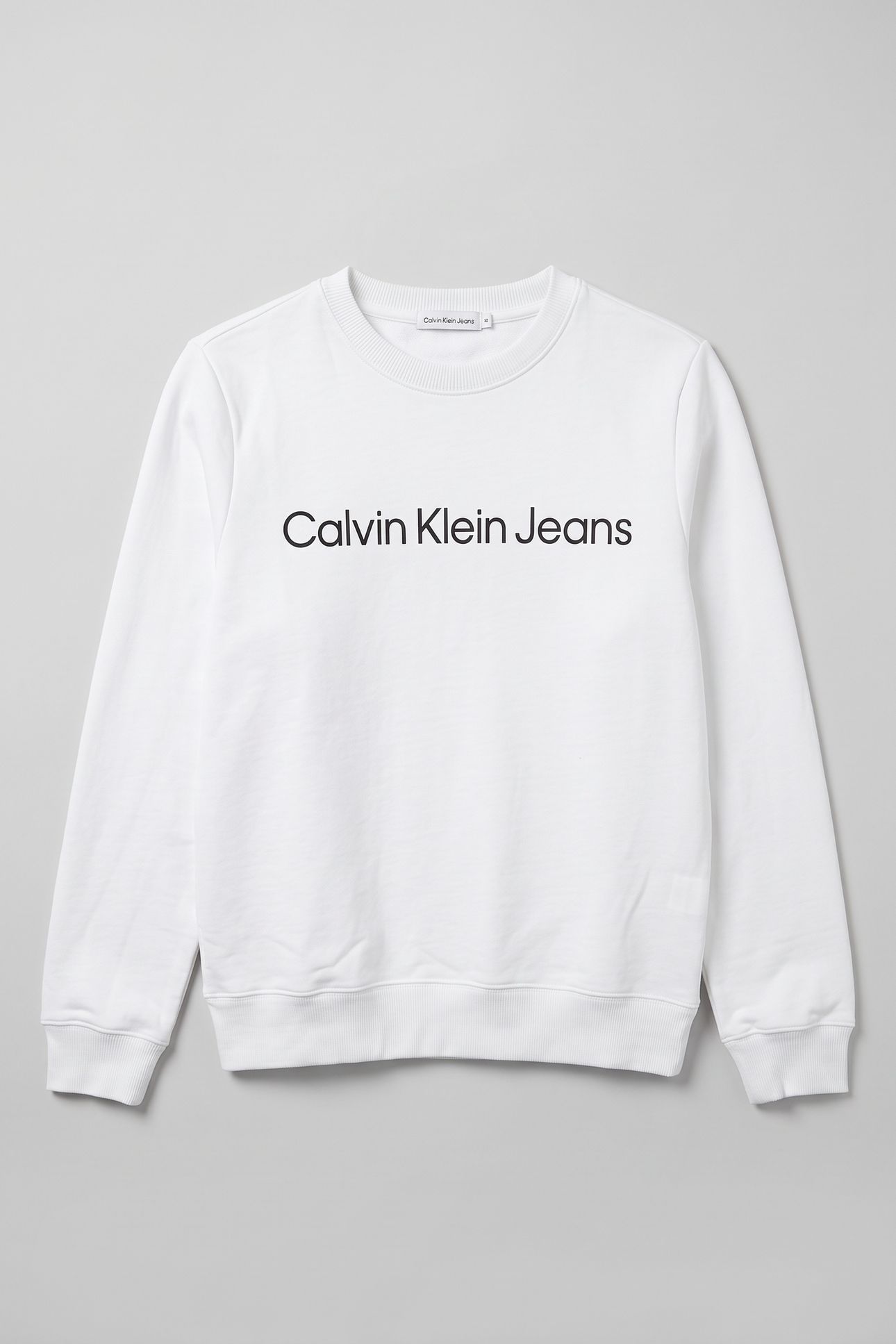 UNISEX INST LOGO REGULAR CREW BRIGHT WHITE 2