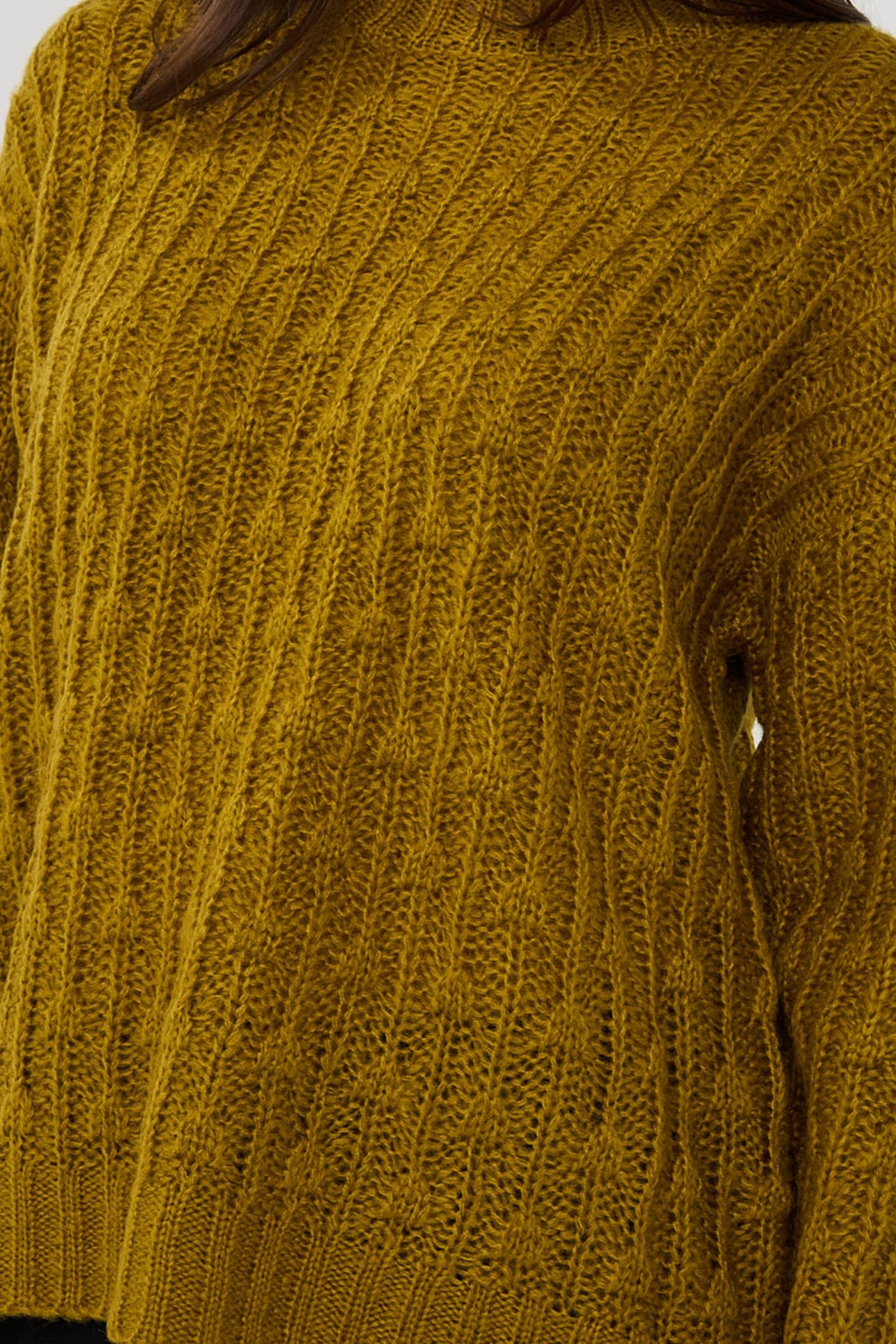 SWEATER AJOUR GOLDEN OLIVE 8