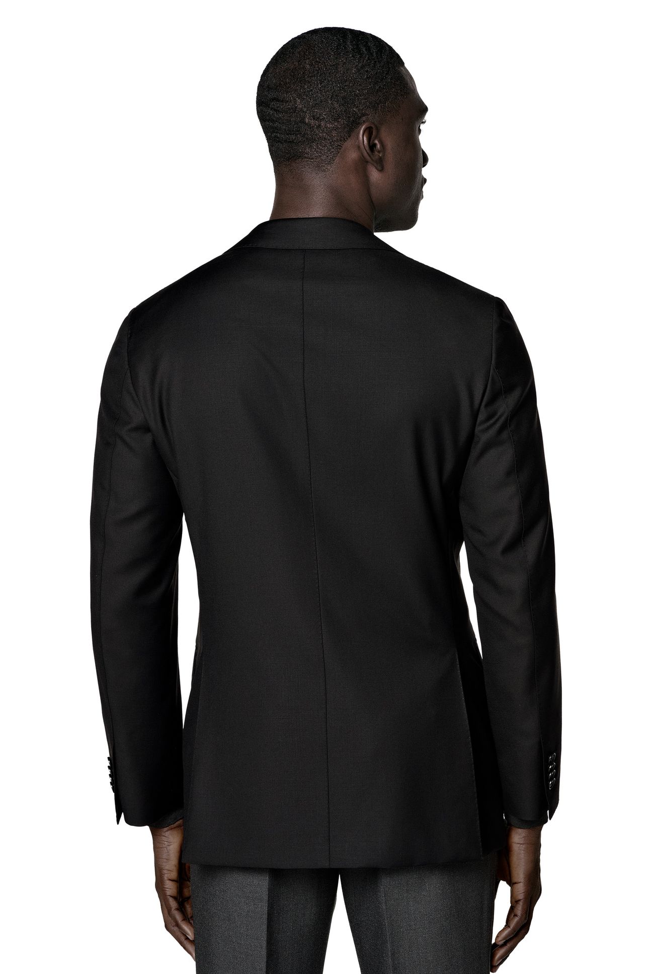 JACKET BLACK PURE WOOL S110 BLACK 4