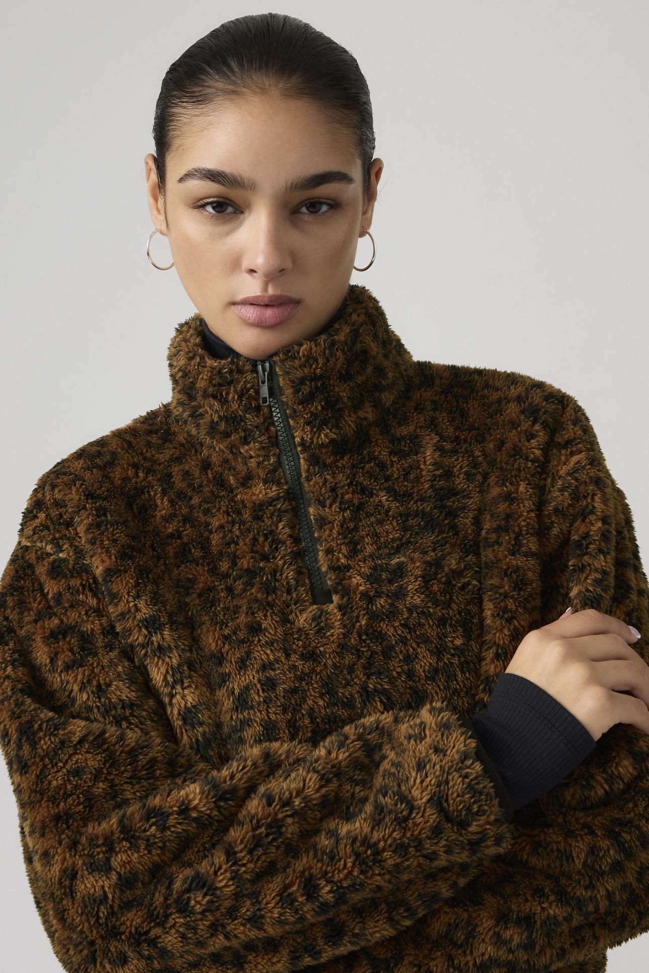 GEMMA SHERPA 1/4 ZIP SWEATSHIRT 6