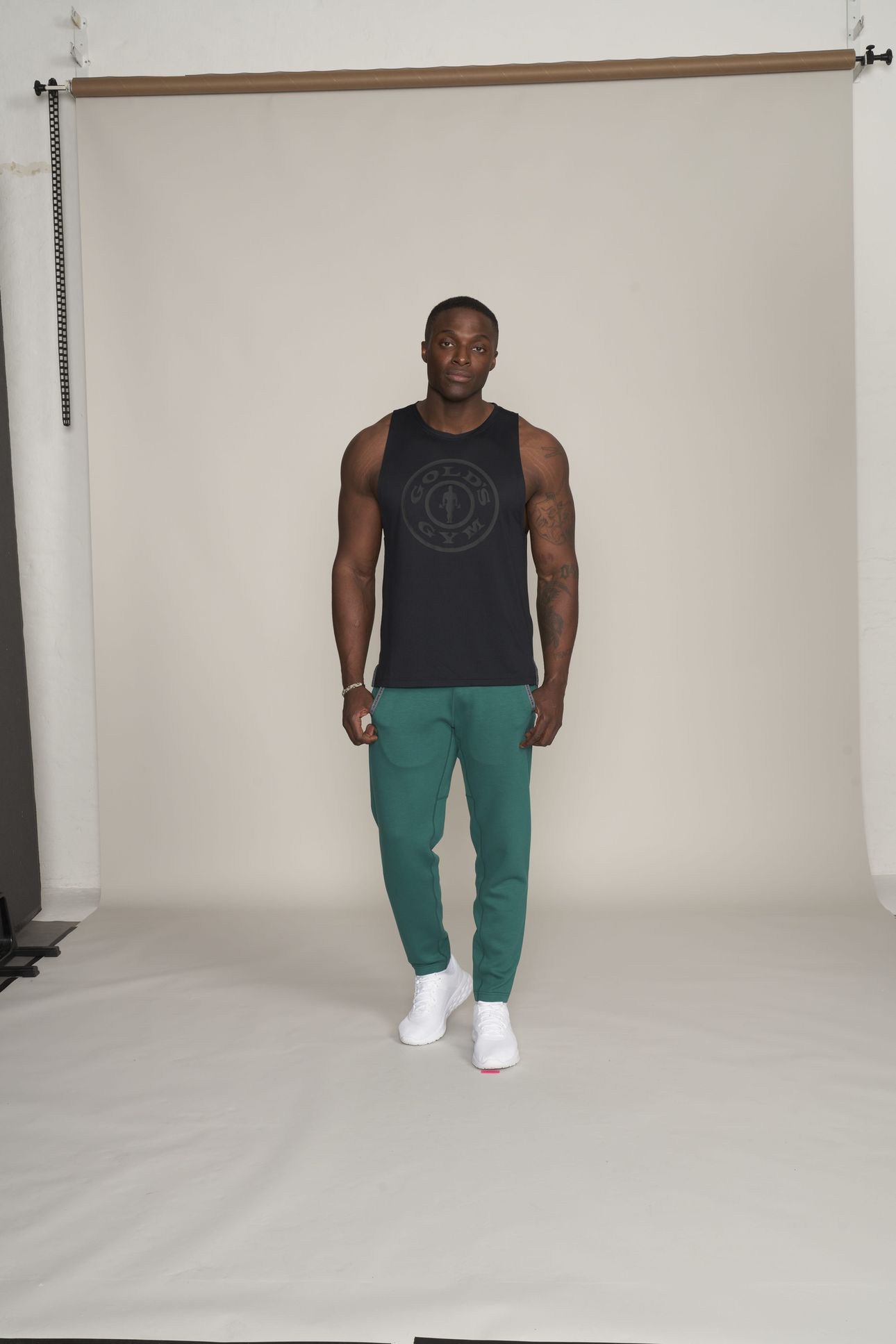 MENS TANKTOP - PIERCE BLACK 1
