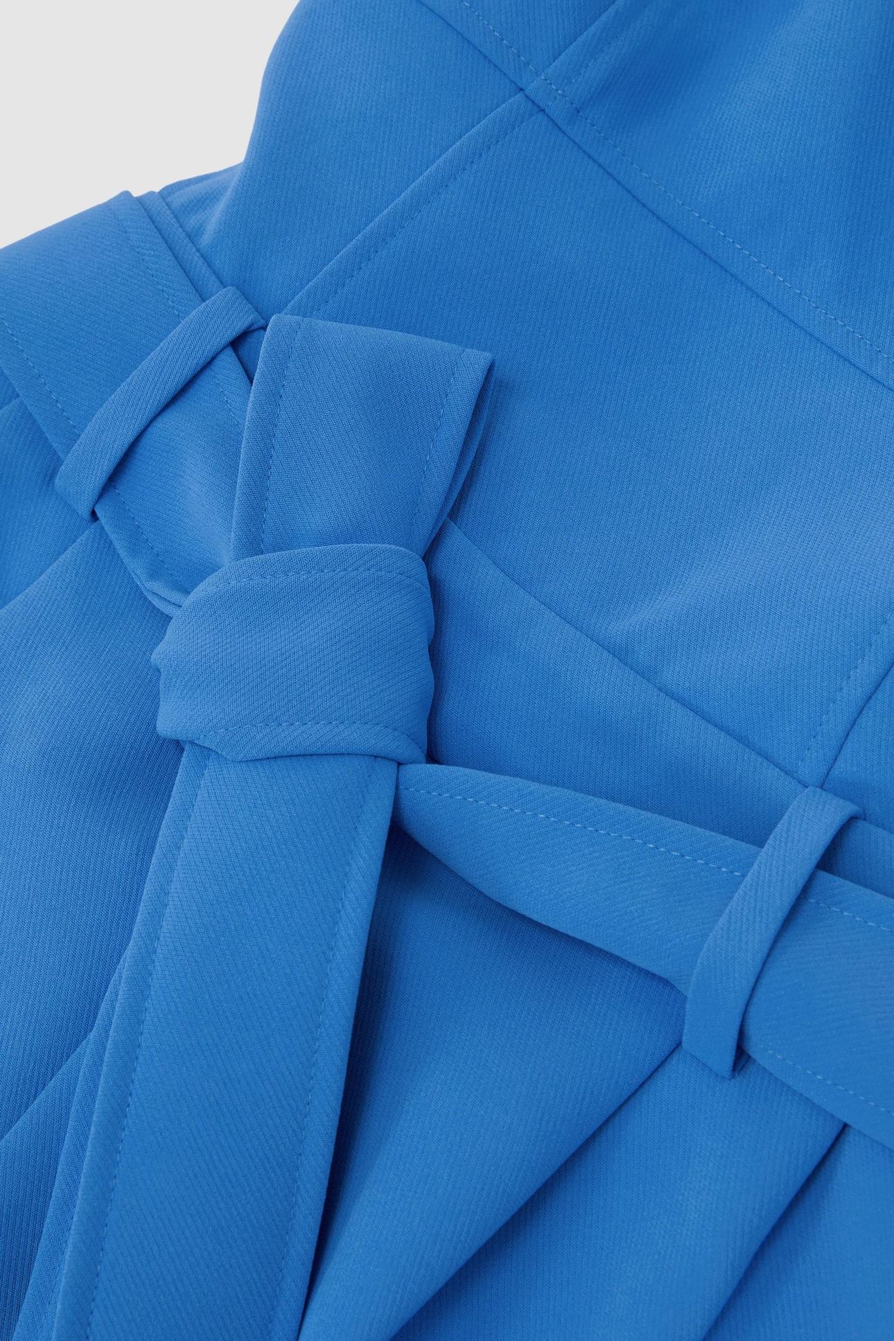 STRUCTURED BELTED PLAYSUIT BLUE 7