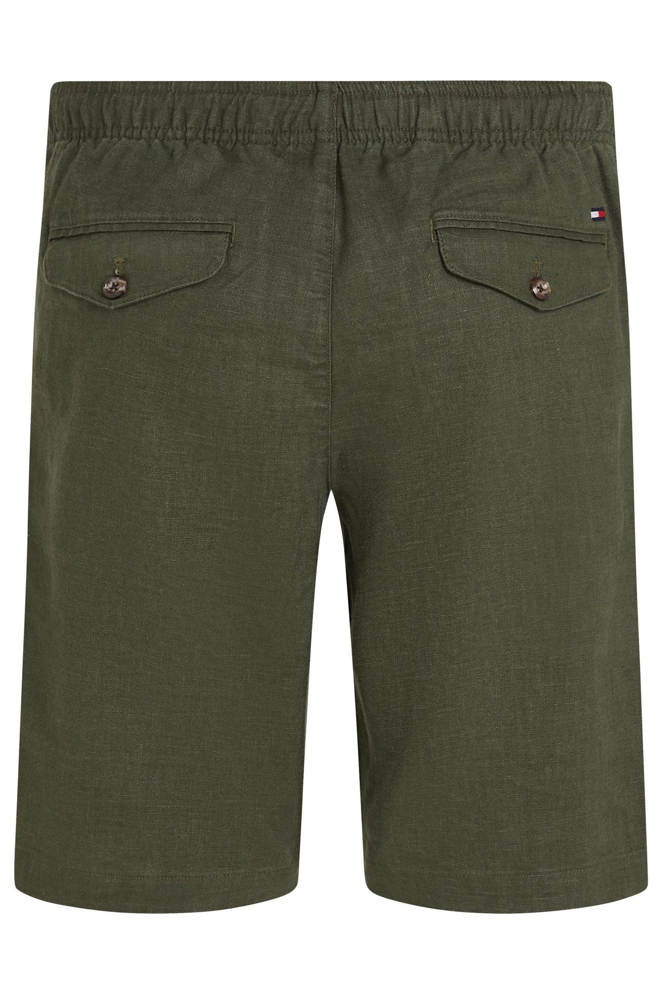 HARLEM PO LINEN SHORT ARMY GREEN 2