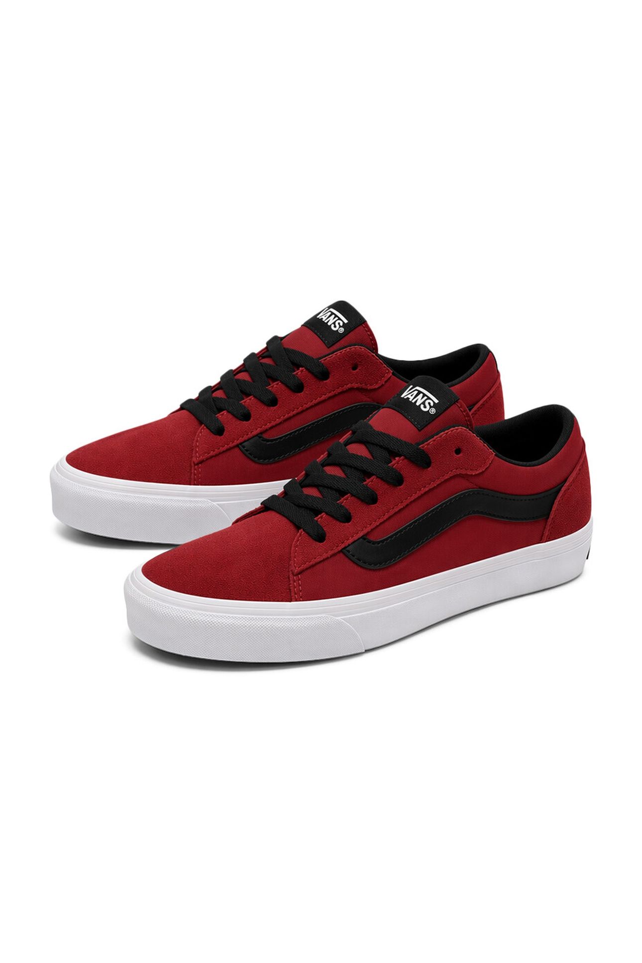 VERO LS SUEDE/CANVAS RED/BLACK 3