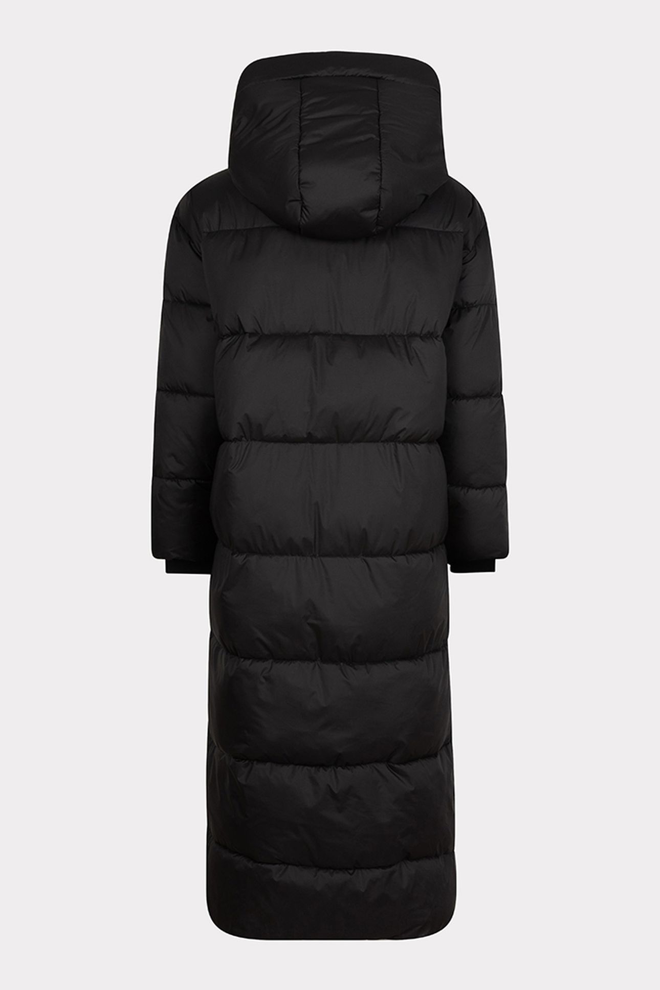 COAT LONG HOODED PUFFER BLACK 6