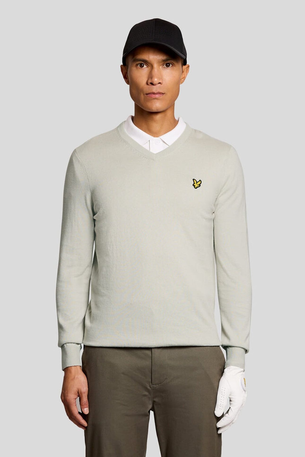 GOLF V NECK PULLOVER CLOUD 1