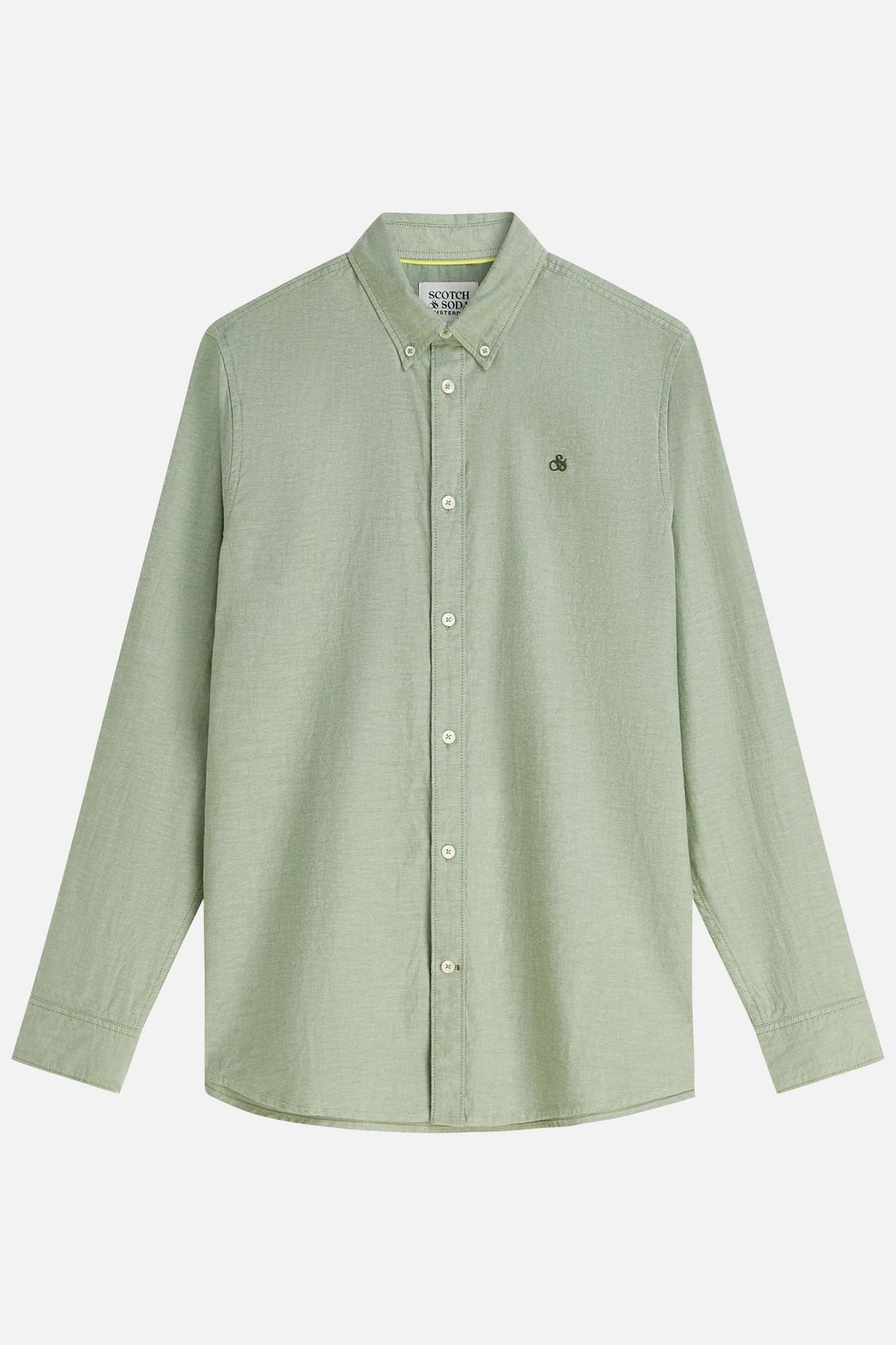 SEASONAL CORE OXFORD SOLID REGULARFIT SHIRT DARK GREEN 1