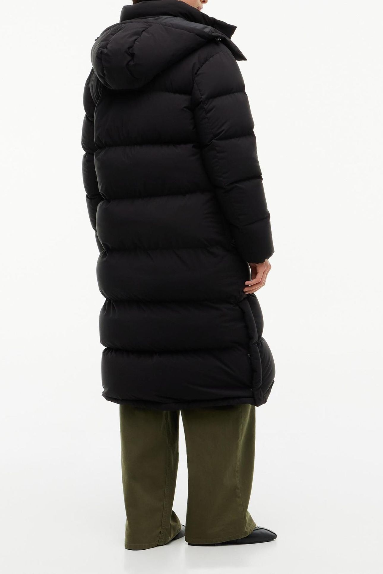 ALASKA LONG PUFFER COAT BLACK 2