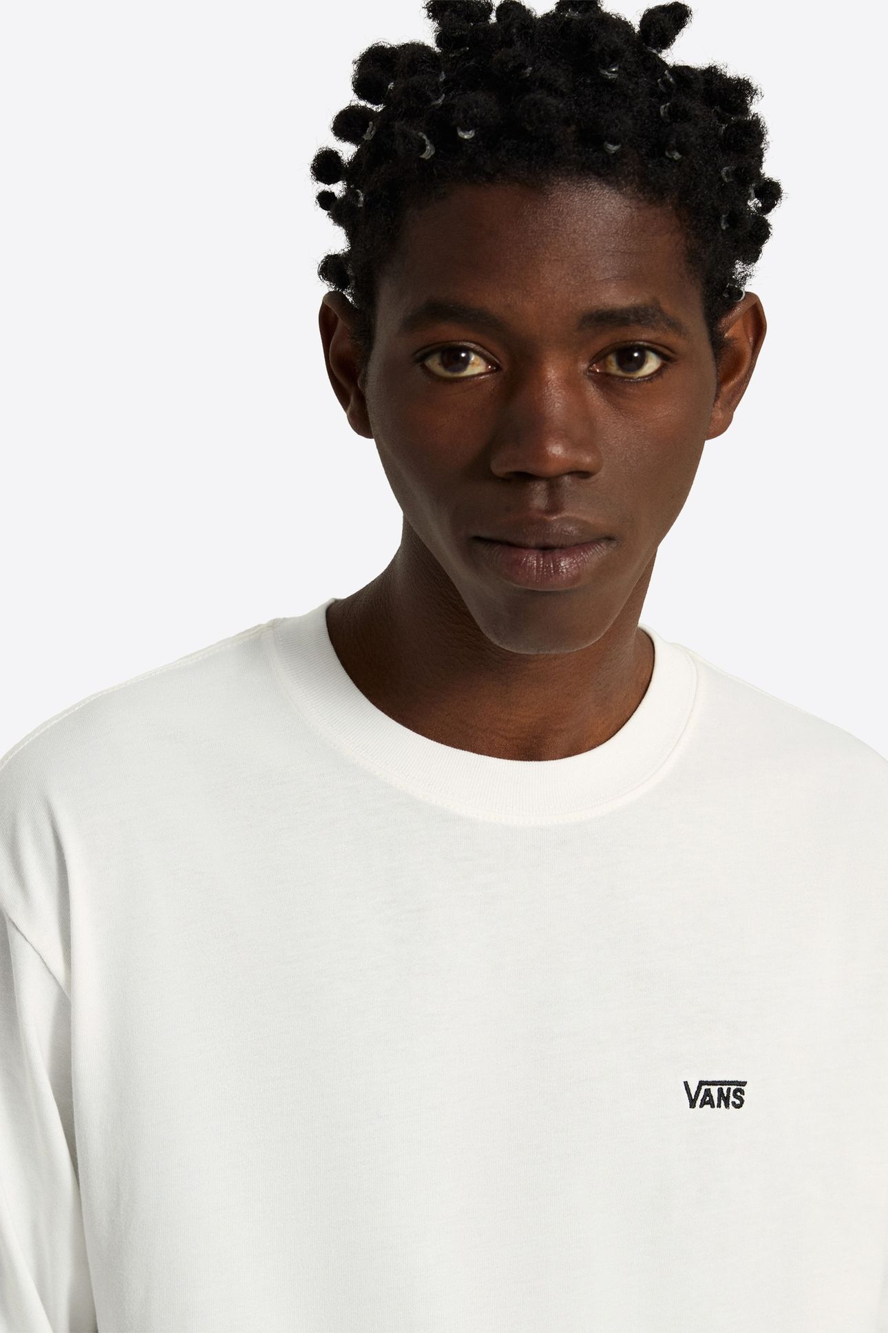 LEFT CHEST II LOOSE LS TEE WHITE 4