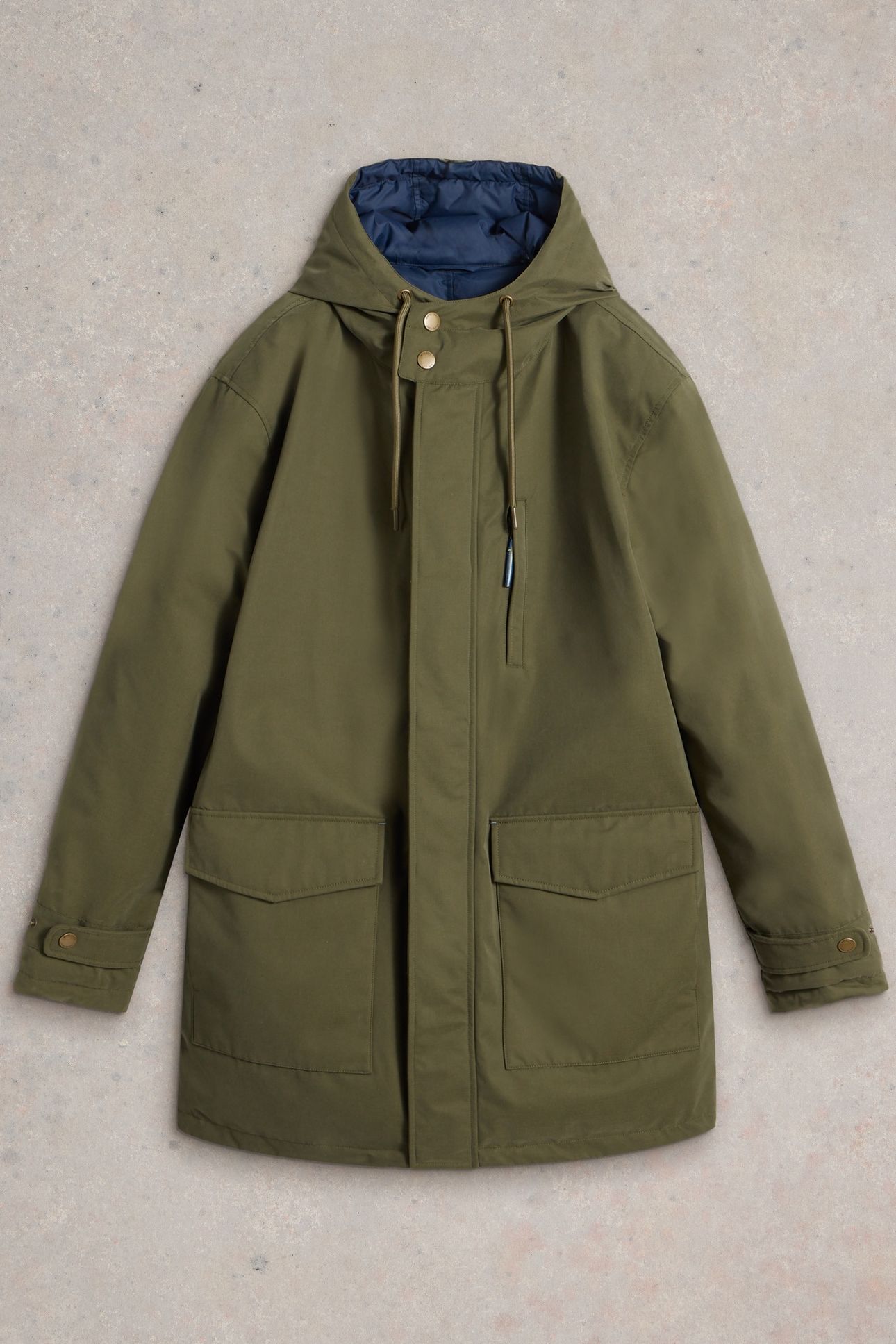 REVERSIBLE PARKA KHAKI GRN 4