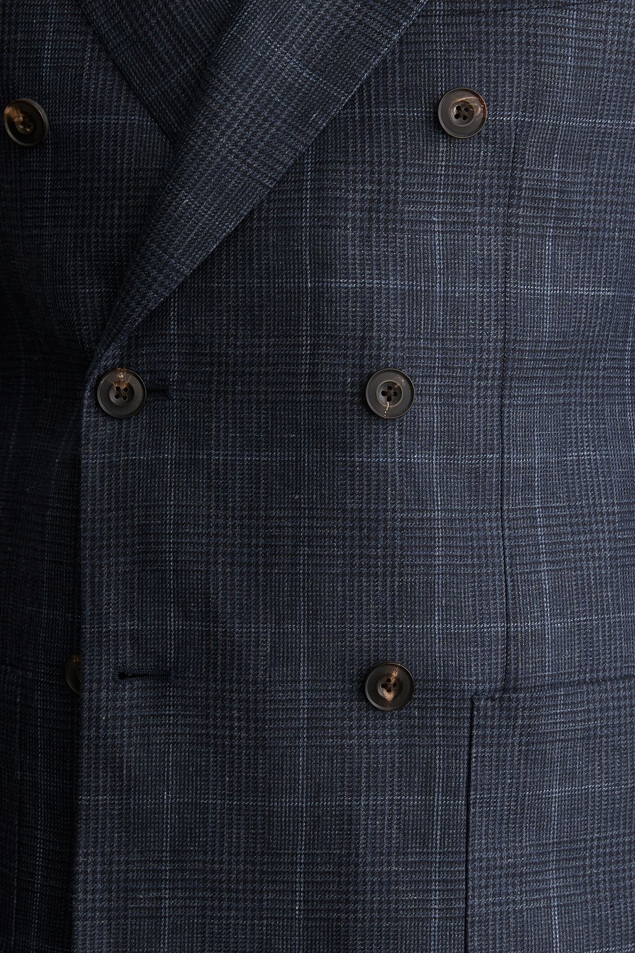 DB PEAK PRINCE OF WALES CHECK BLAZER NAVY 5