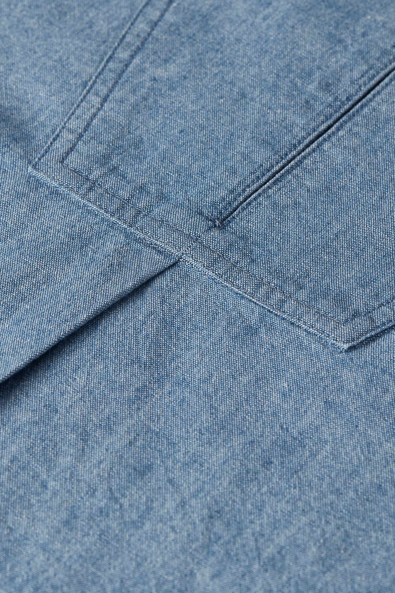 DENIM BIB SHIRT BLUE MOON 7