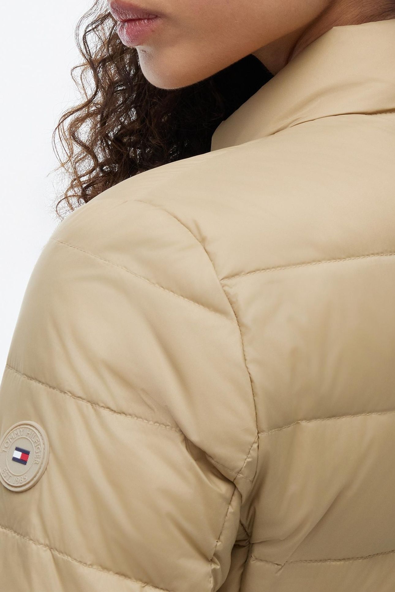 LIGHTWEIGHT DOWN PACKABLE JACKET BEIGE 6