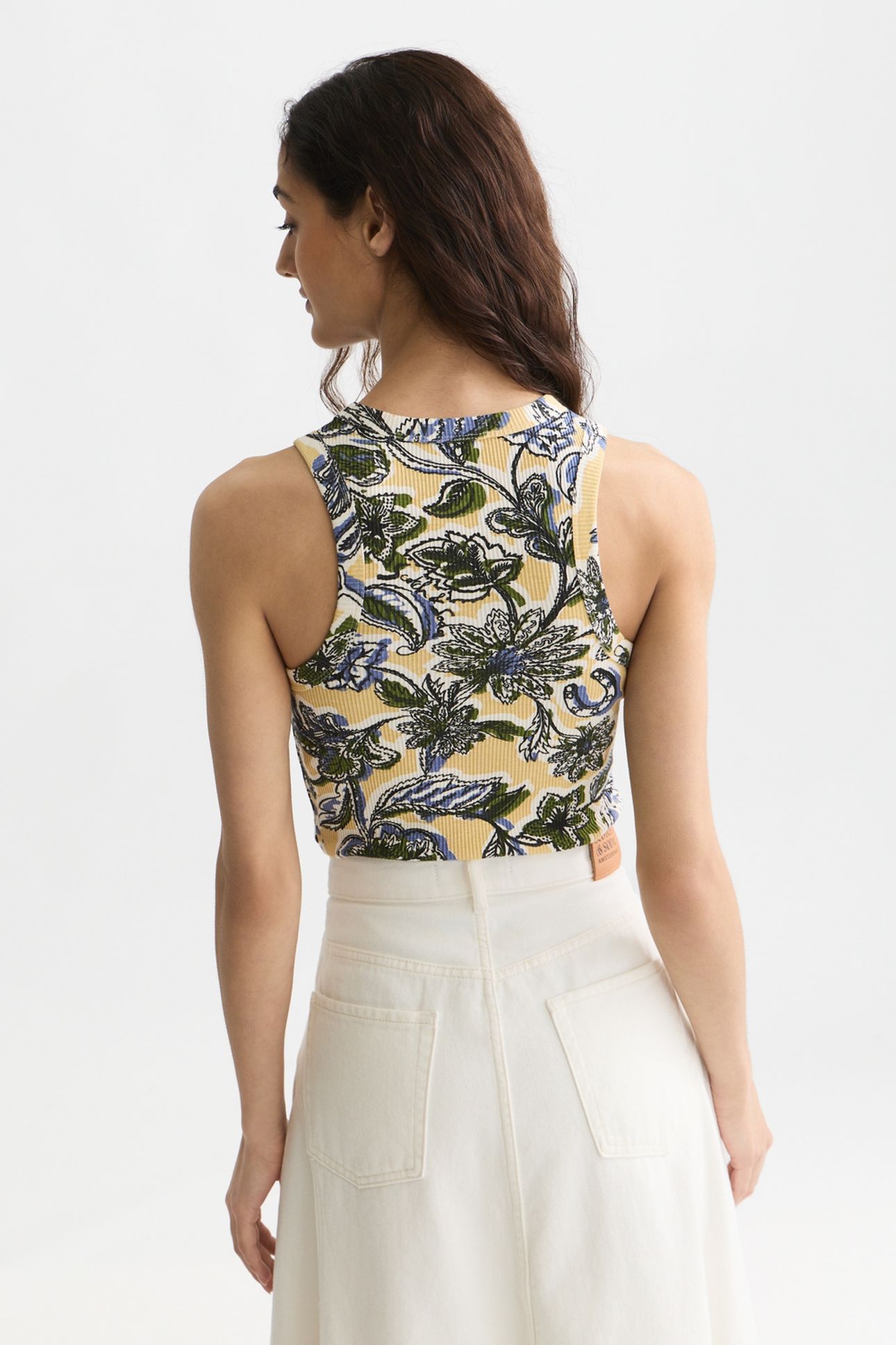 ALL OVER PRINTED TANK LUCKY BANDANA MULTI PARSNIP 2