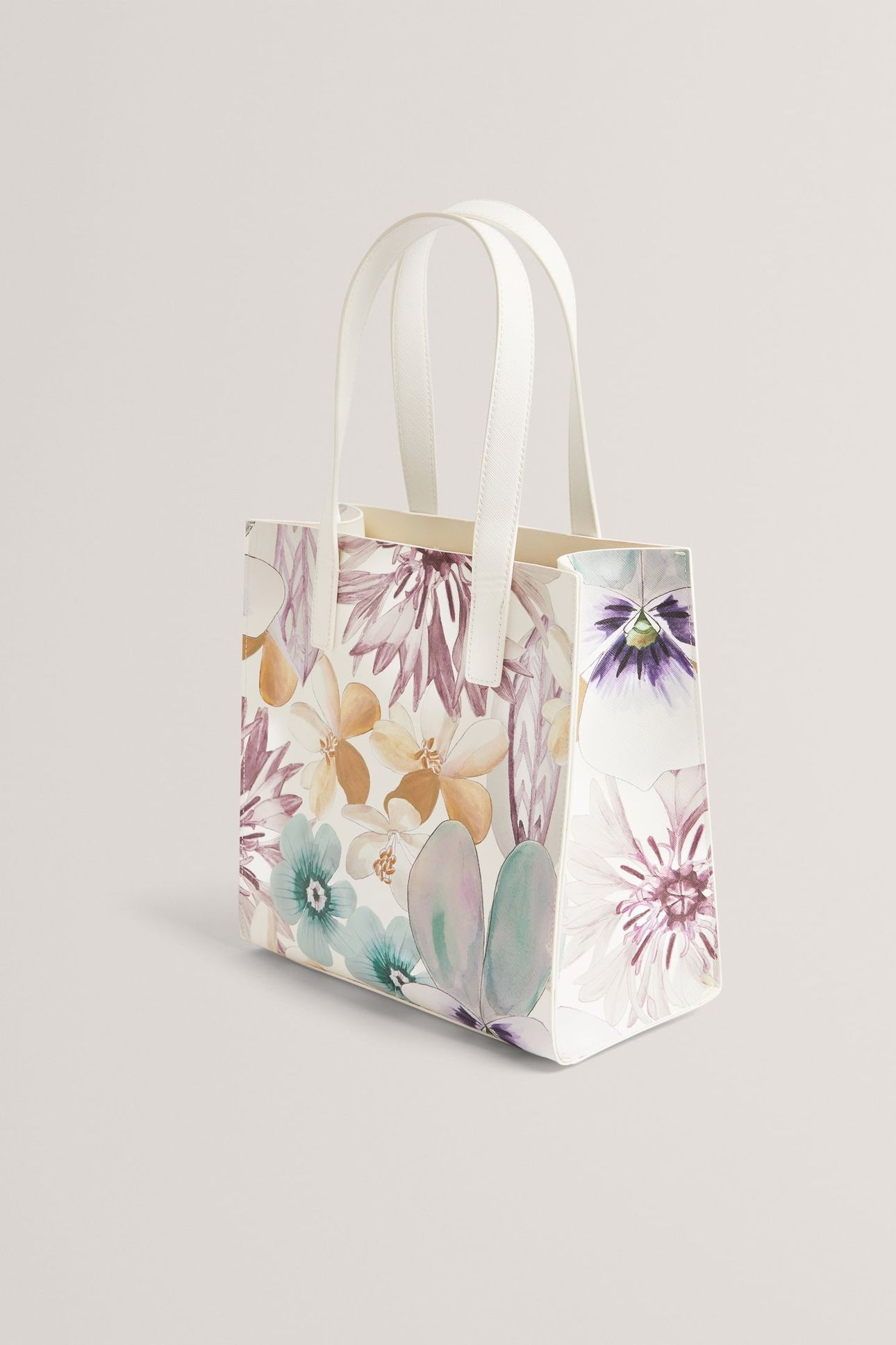 PETAL PRINT SMALL ICON BAG WHITE 2