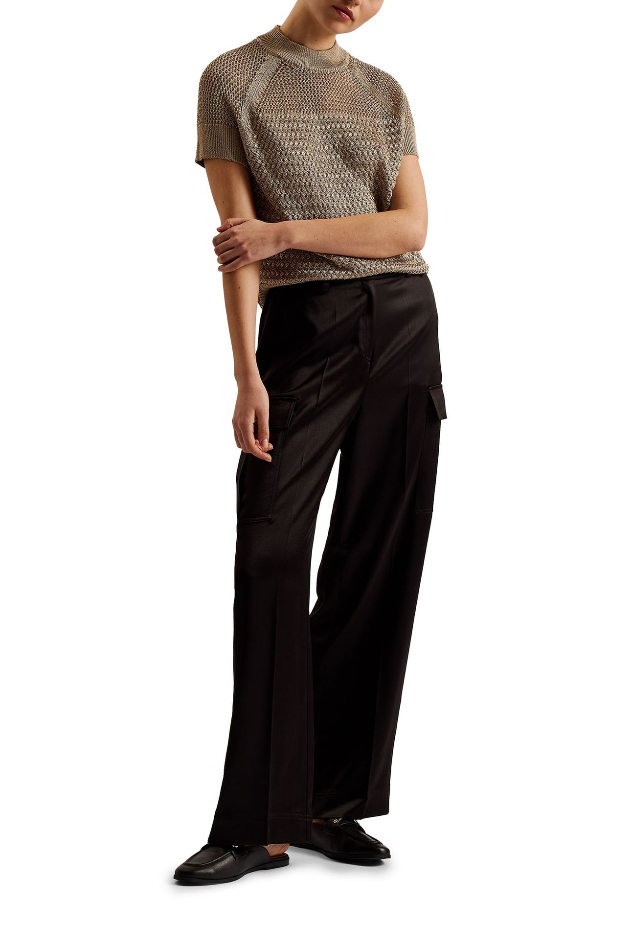 ABALY BASKET STITCH SLEEVELESS TOP NATURAL 4