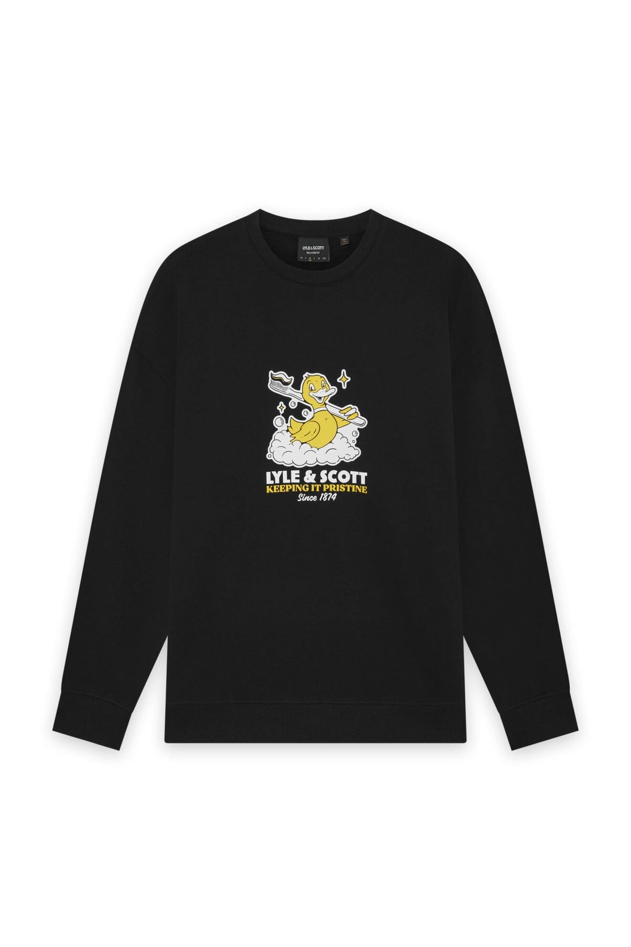 RUBBER DUCK GRAPHIC SWEATSHIRT JET BLACK 4