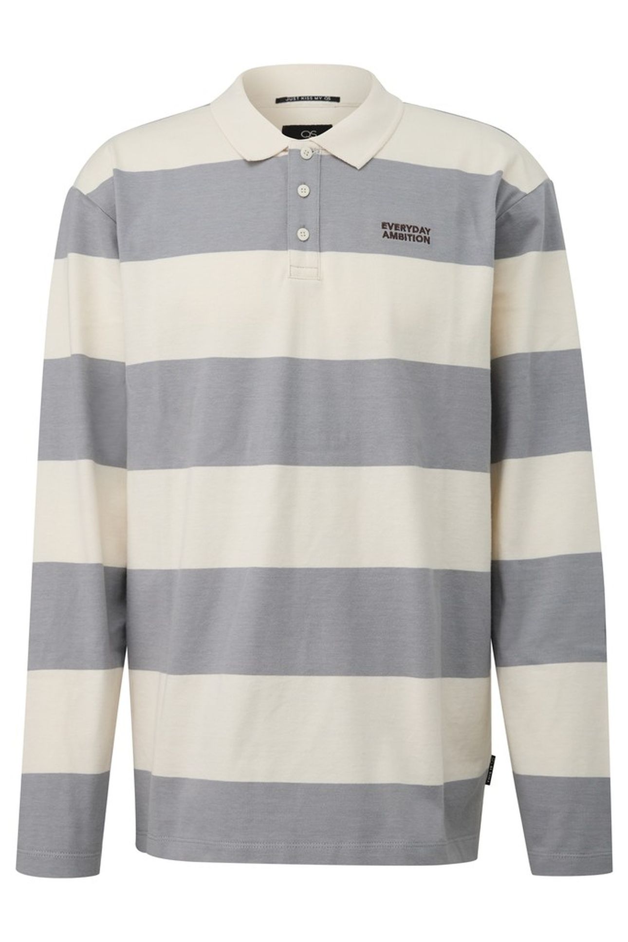 S.OLIVER-QS POLOSHIRTS GREY/BLACK 4