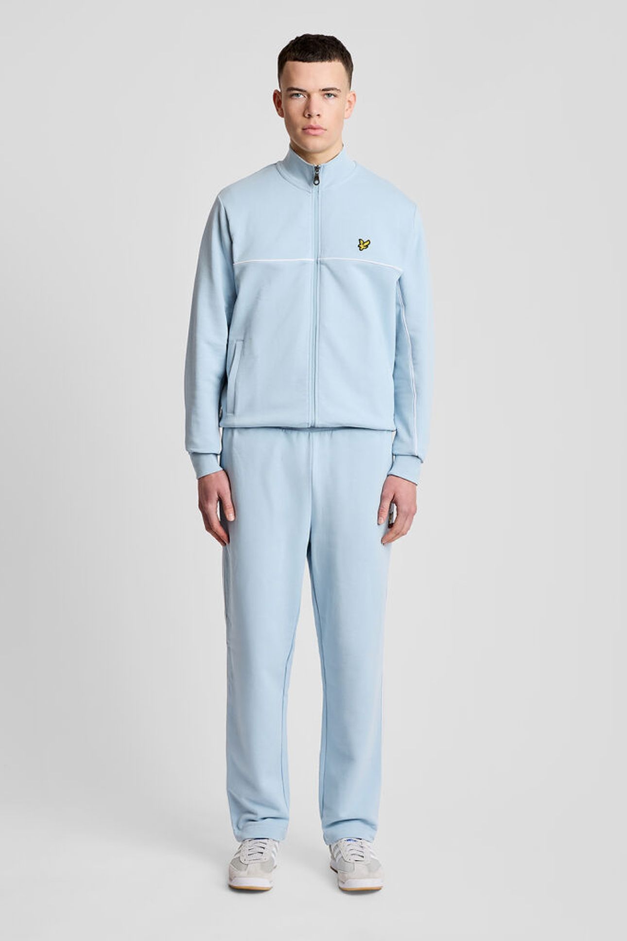 PIPED FULL ZIP TRACK TOP OPAL BLUE 3