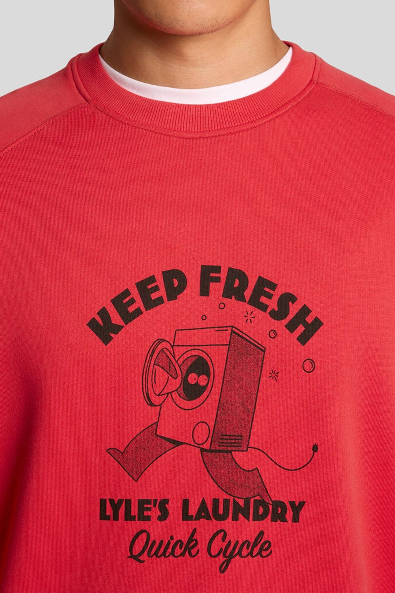 KEEP FRESH GRAPHIC SWEATSHIRT CHERRY RED 5