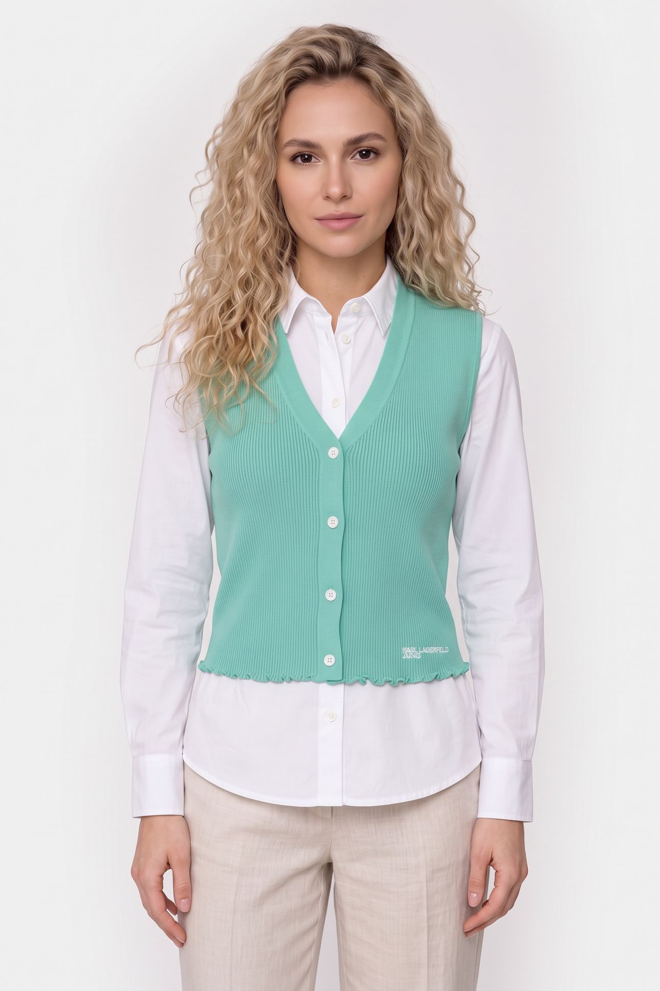 KLJ LIGHT KNIT TOP WASABI 3