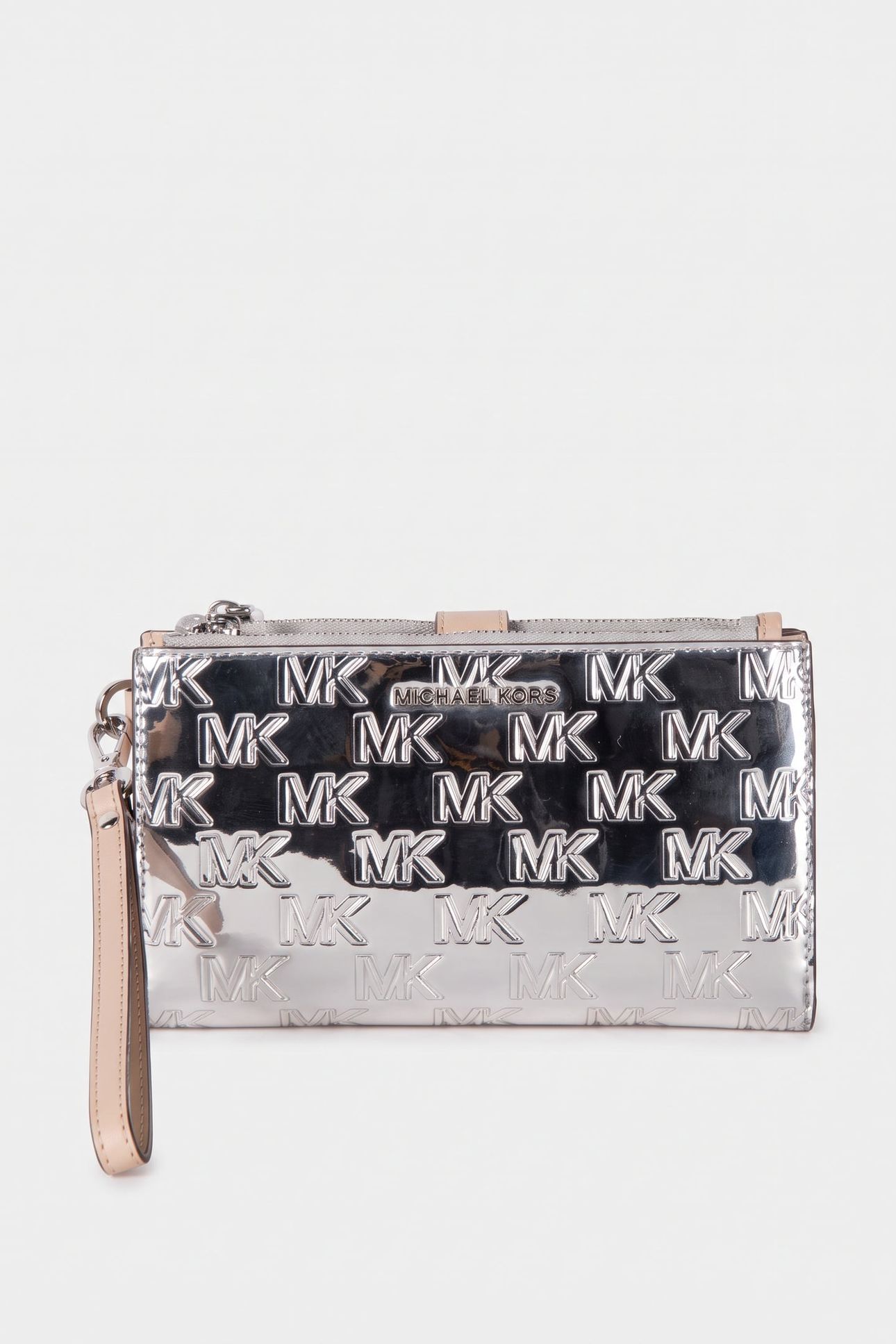 DOUBLE ZIP WRISTLET SILVER 1
