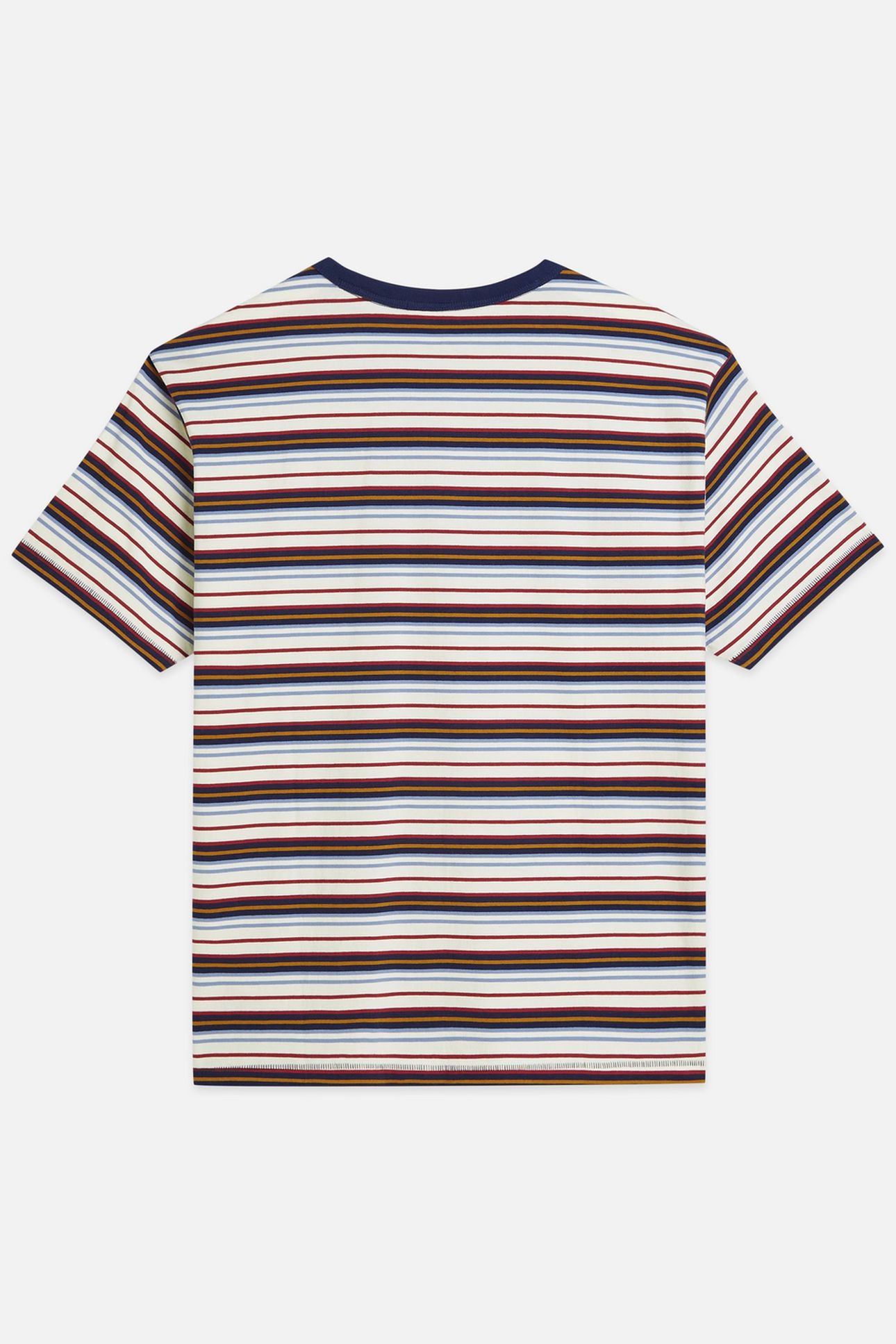 RELAXEDFIT YARNDYED TSHIRT NAVY 2